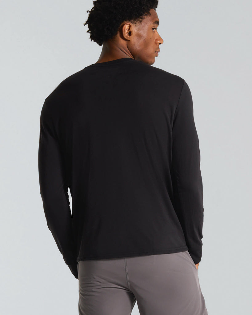 【CMMAWEAR】LS T-SHIRT / BLACK TARTAN S/M 4:AM Club LS T-Shirt in Black | MUNICIPAL