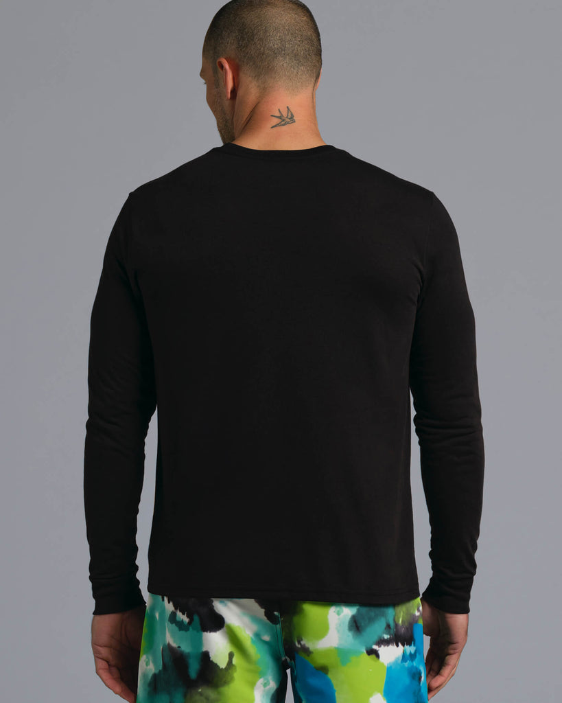 4:AM Club LS T-Shirt in Black | MUNICIPAL
