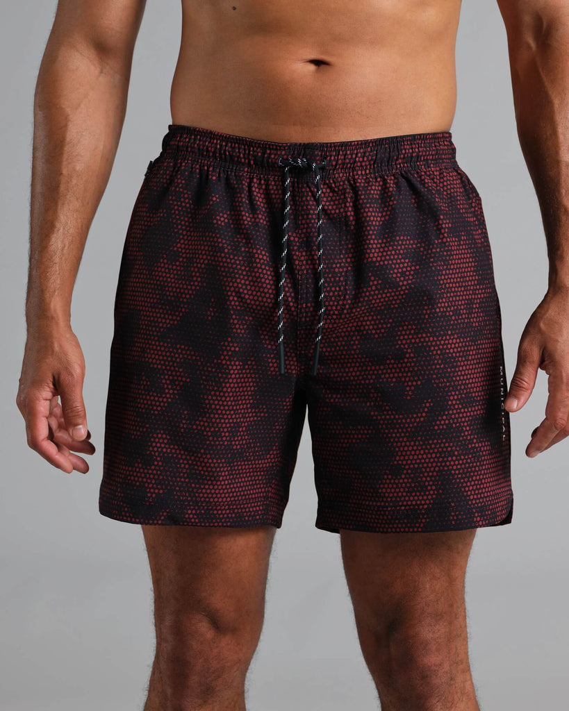 【Mサイズ】LTT NJ SHORT PANTS WHT トップチーム 4:AM Club Training Shorts in Cardinal Tech Camo | MUNICIPAL