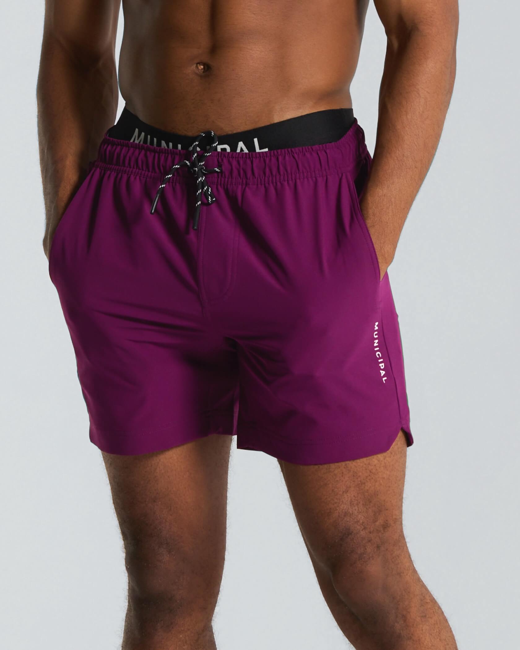 4:AM Club Training Shorts |Dark Purple| front