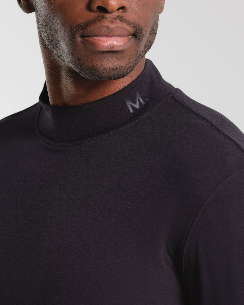 RUFFLOG VEAL MOCK NECK SHIRTS サイズXL Big + Tall | Harbor Bay Moisture-Wicking Long-Sleeve Shirt | DXL