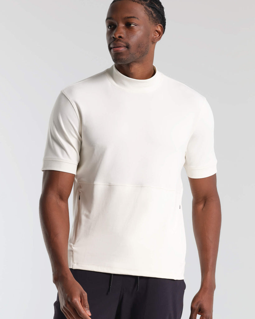 Micro Mock Neck SS Crew | MUNICIPAL