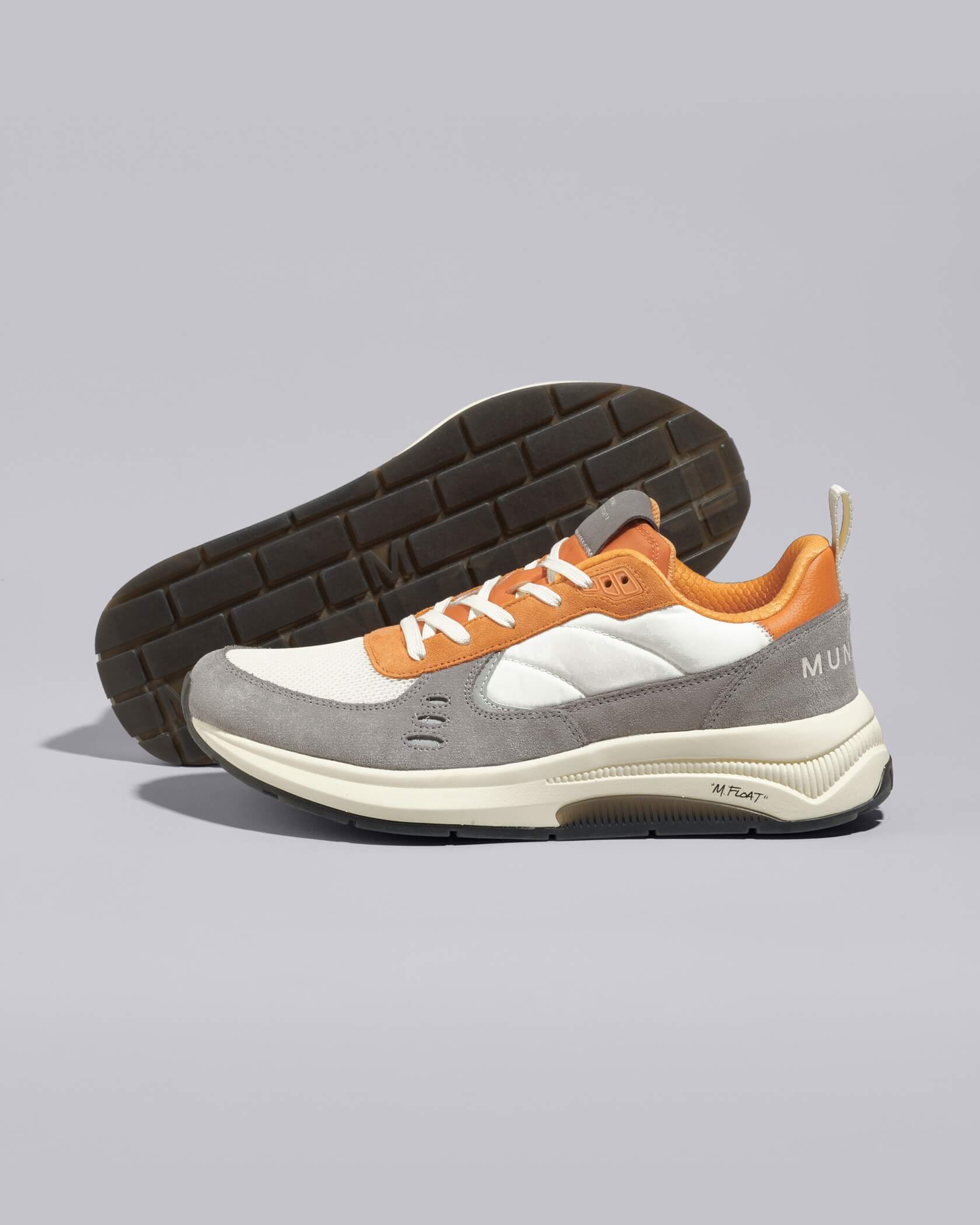 M.OG Shoes |Tangerine / Natural / Gray| front