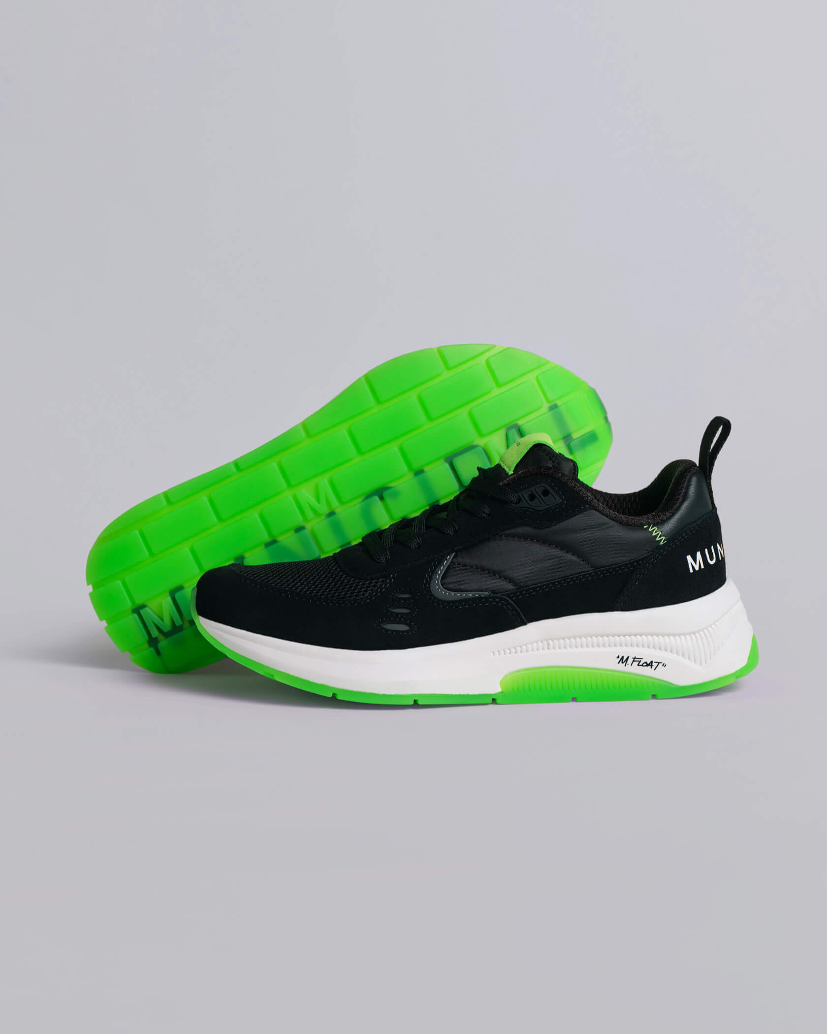 Origin Shoe |Black / Black / Lime| front