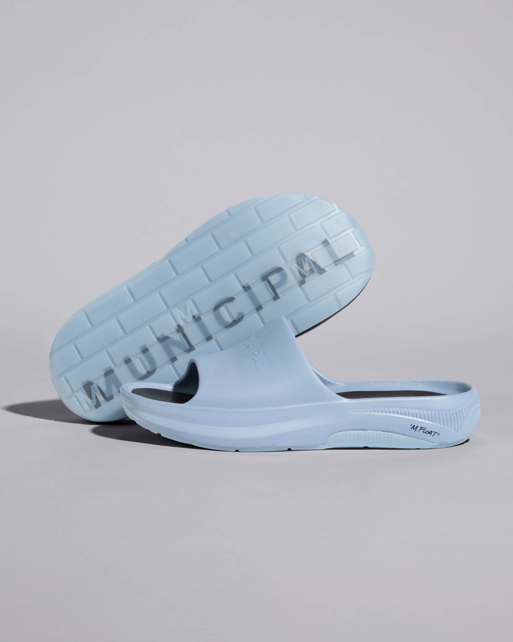 Podium Slides |Ash Blue| front