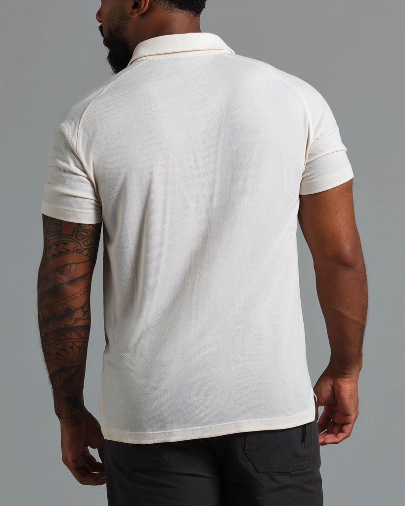 Sport Tech Polo in Natural | MUNICIPAL