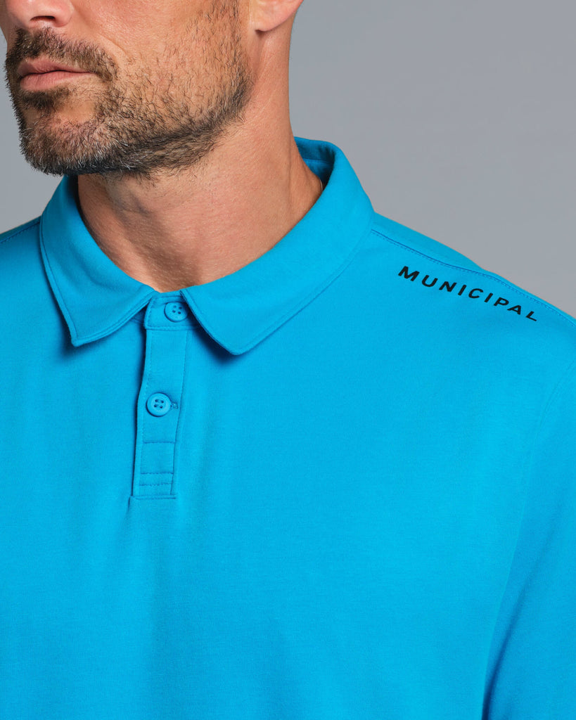 Sportcross Polo in Cerulean | MUNICIPAL