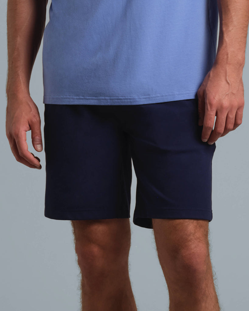 SuperStretch Shorts in Navy | MUNICIPAL