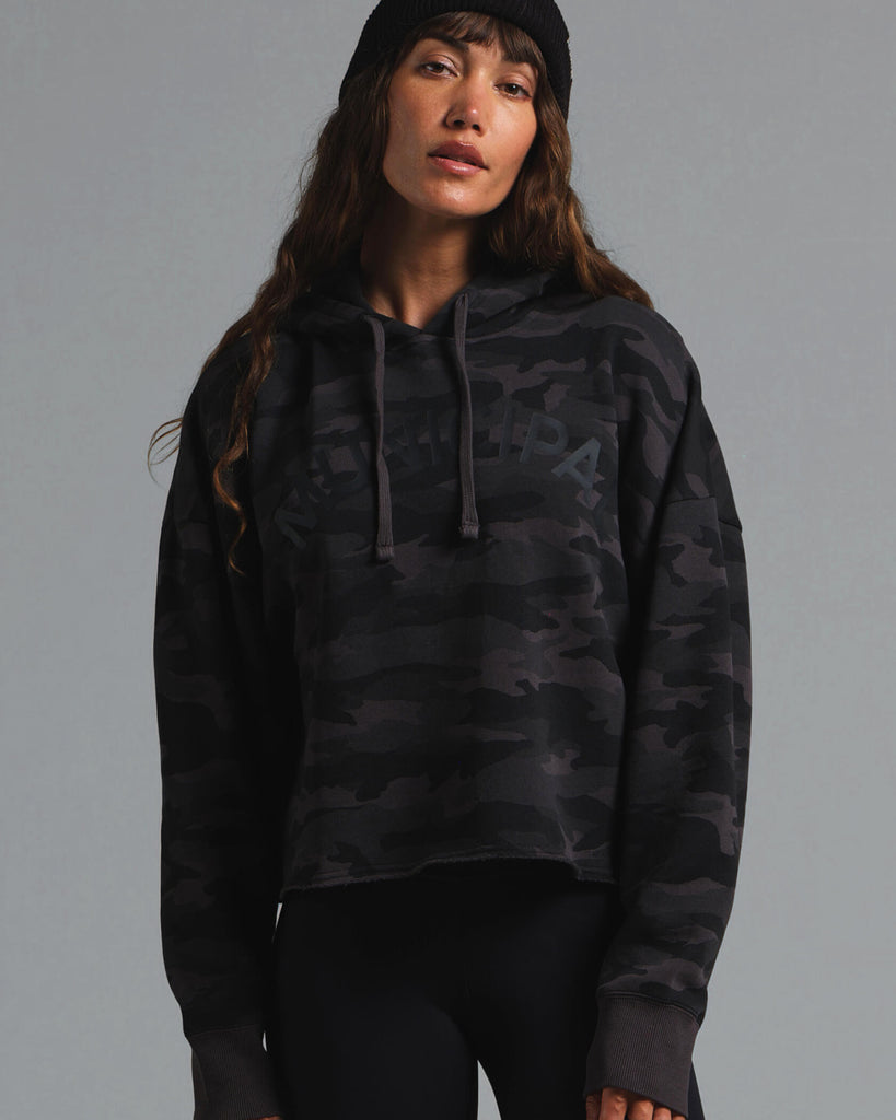 Ideology, Sweaters, Allbrand365 Designer Ideology Womens Camo Print  Sweatshirt Deep Black Camo M