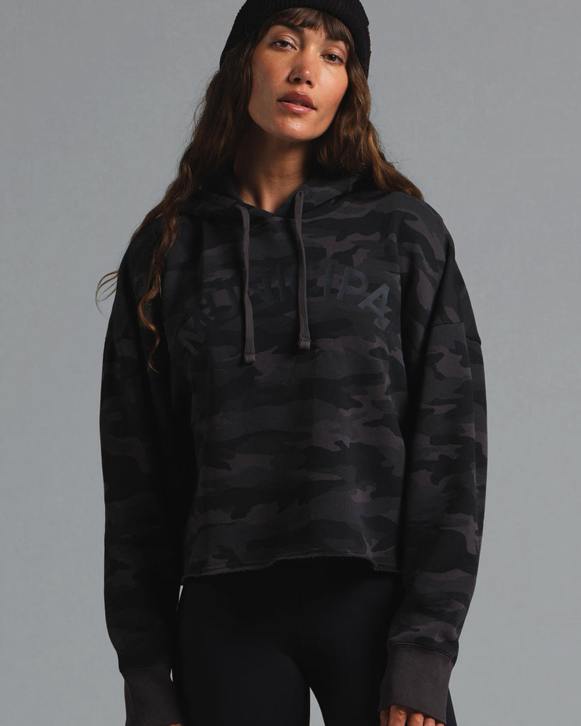 Charbon シャルボン　WOOL SPLASH DYE HOODIE L municipal-apparel_womens-