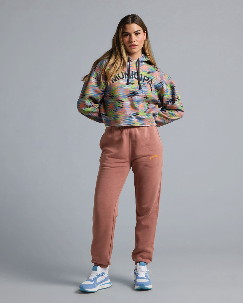 Women's M.OG Hoodie in Zigzag | MUNICIPAL