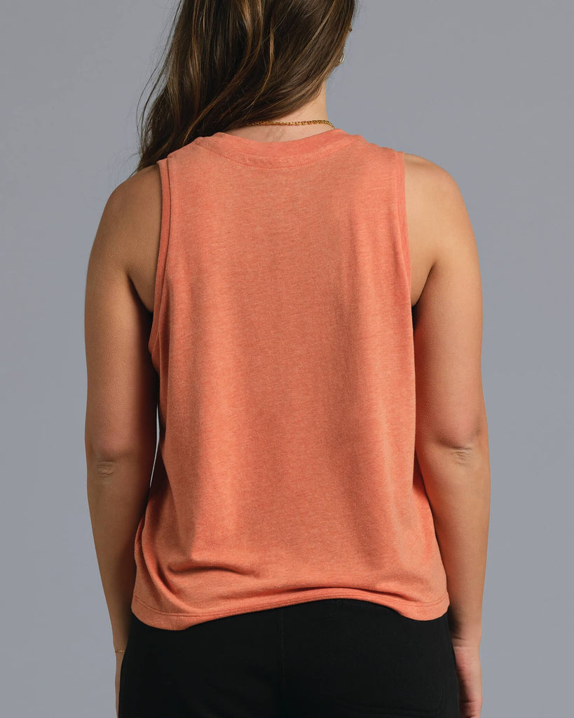 Women's Origin Tank in Rust / Black | MUNICIPAL