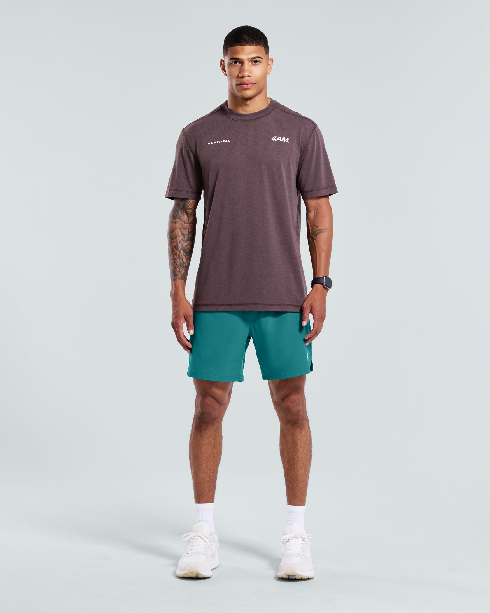 4AM. T-Shirt |Chocolate| front