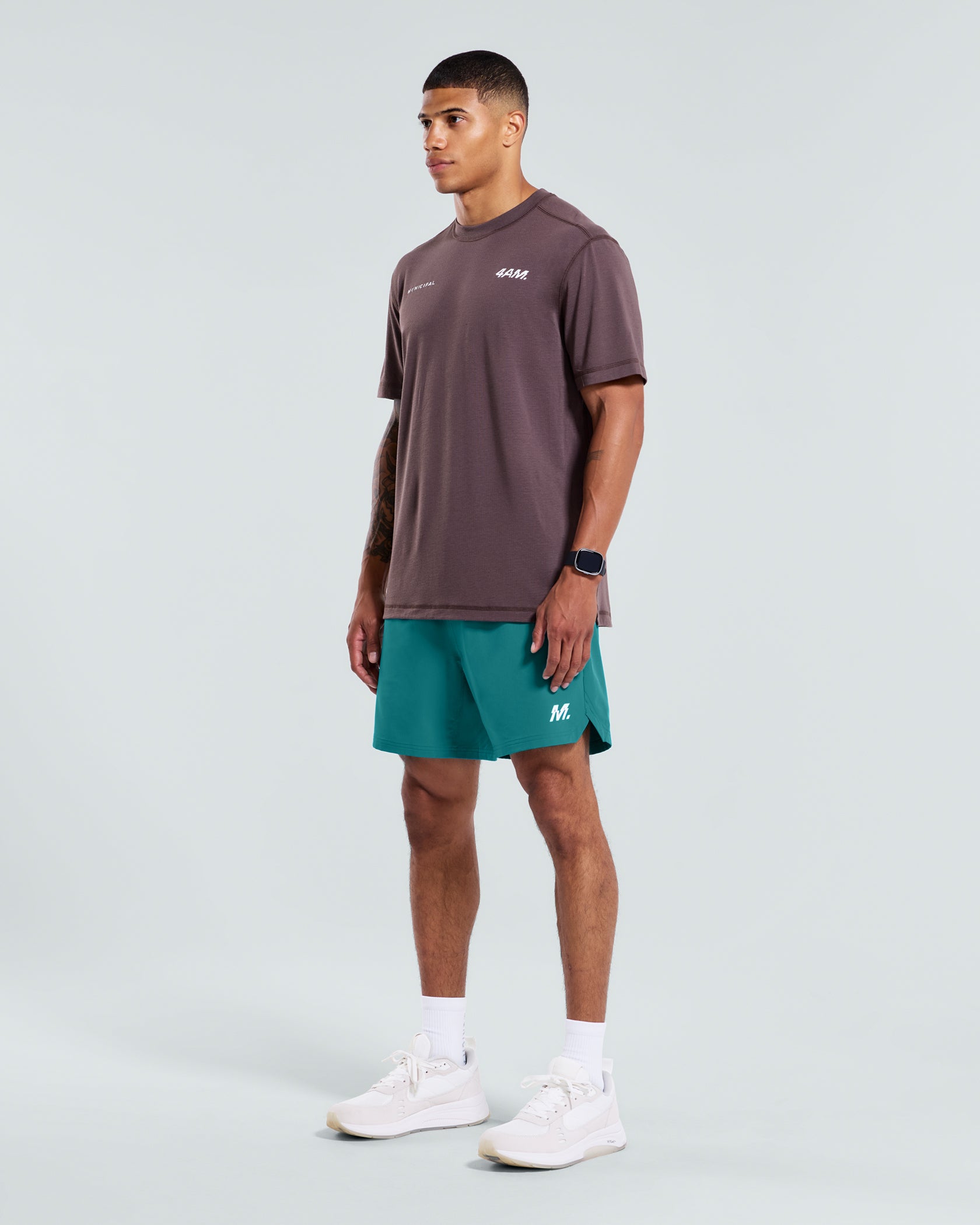 4AM. T-Shirt |Chocolate| side