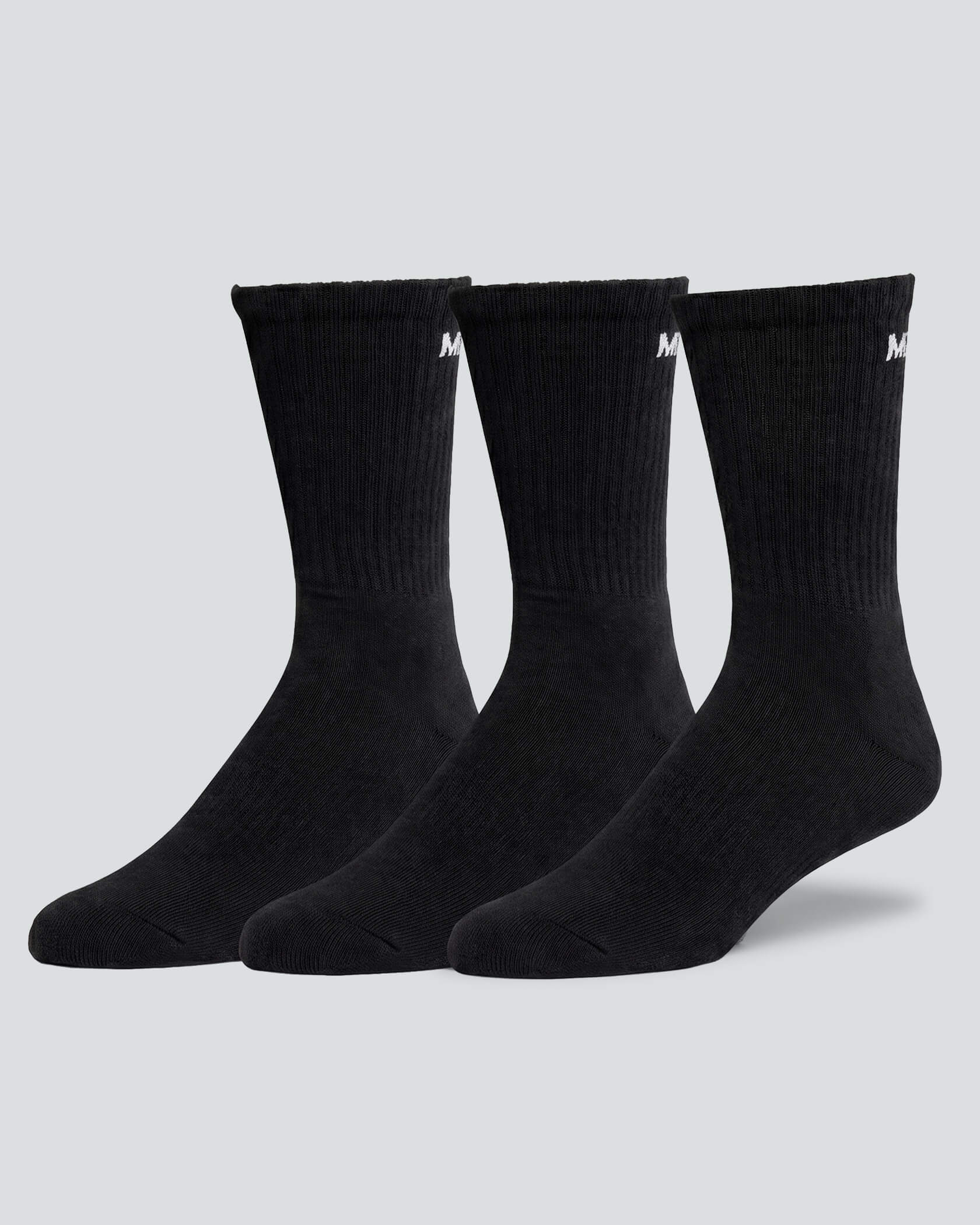 Training Camp Socks 3-Pack |Black / Black / Black| front