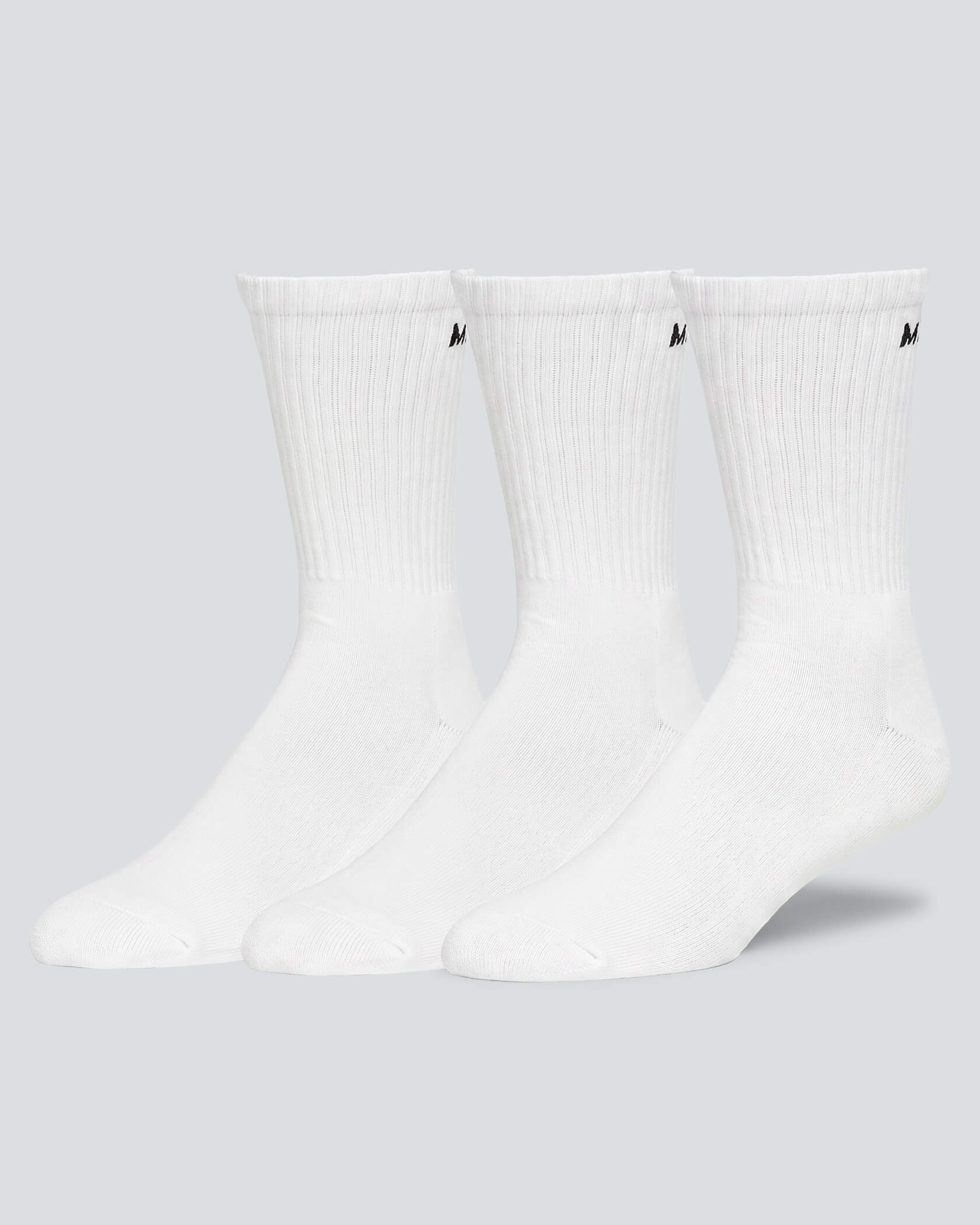 Training Camp Socks 3-Pack |White / White / White| front