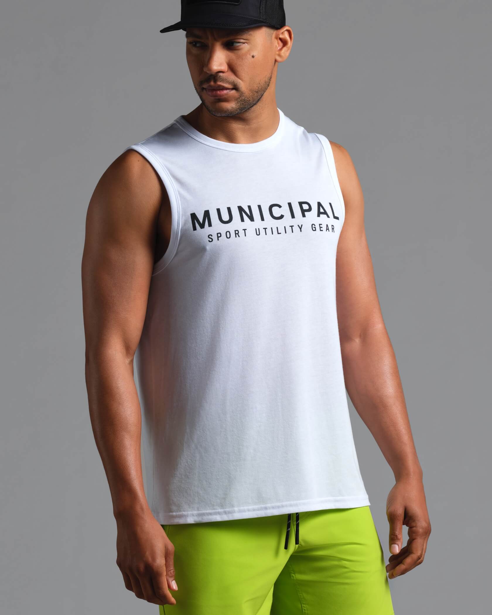 4:AM Club Tank |White| front