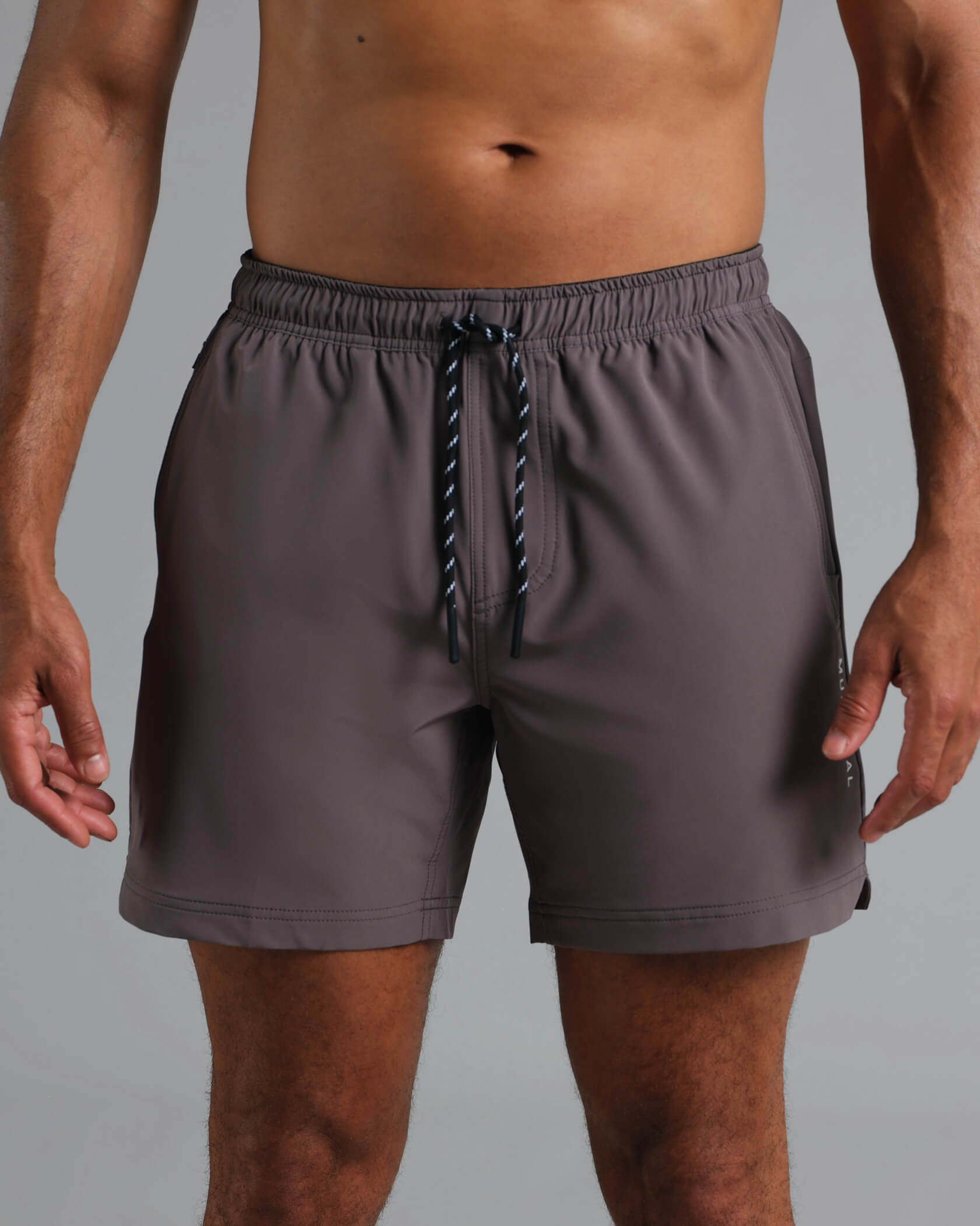 4:AM Club Training Short |Charcoal| front