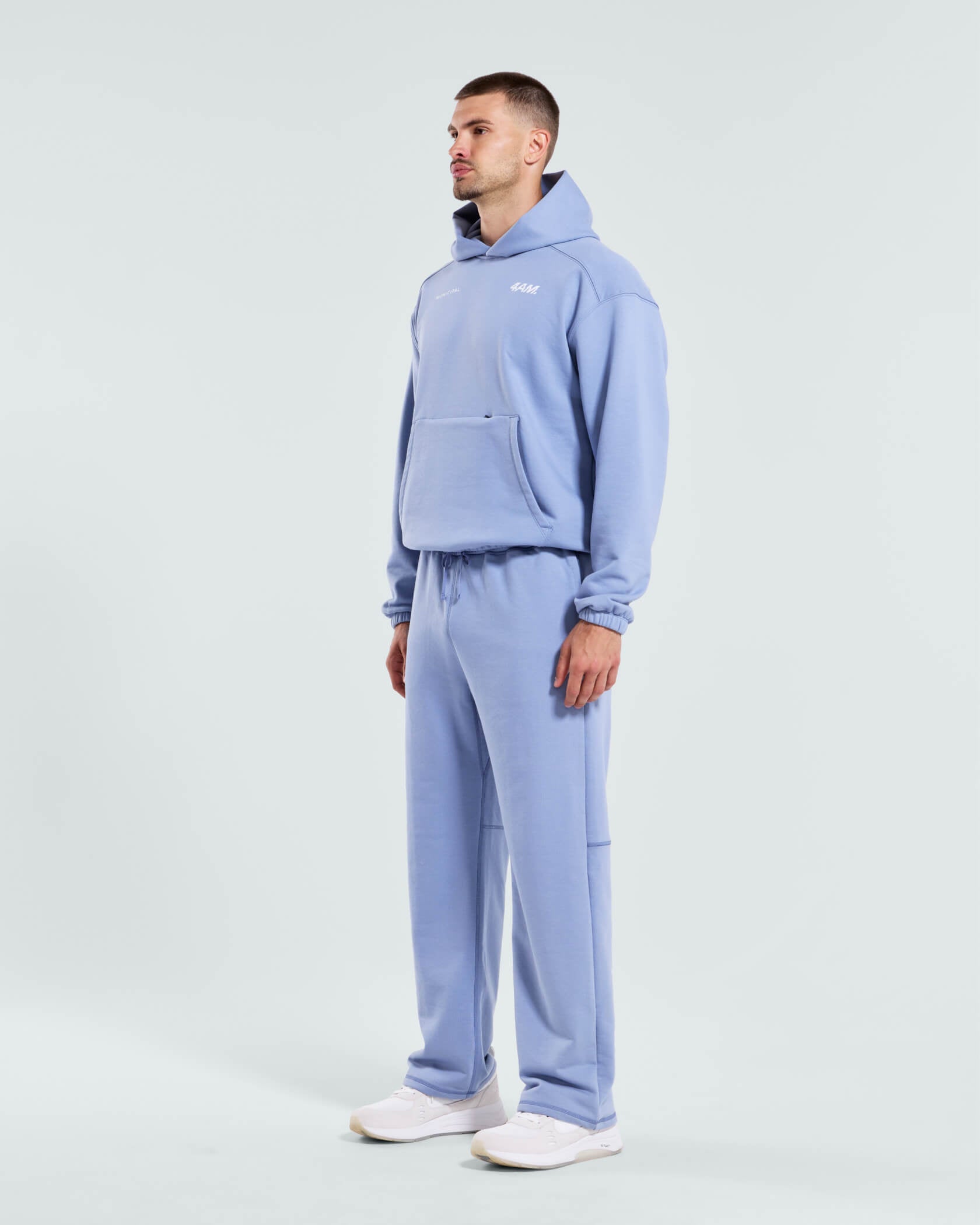 4AM. Fleece Hoodie |Tempest| side