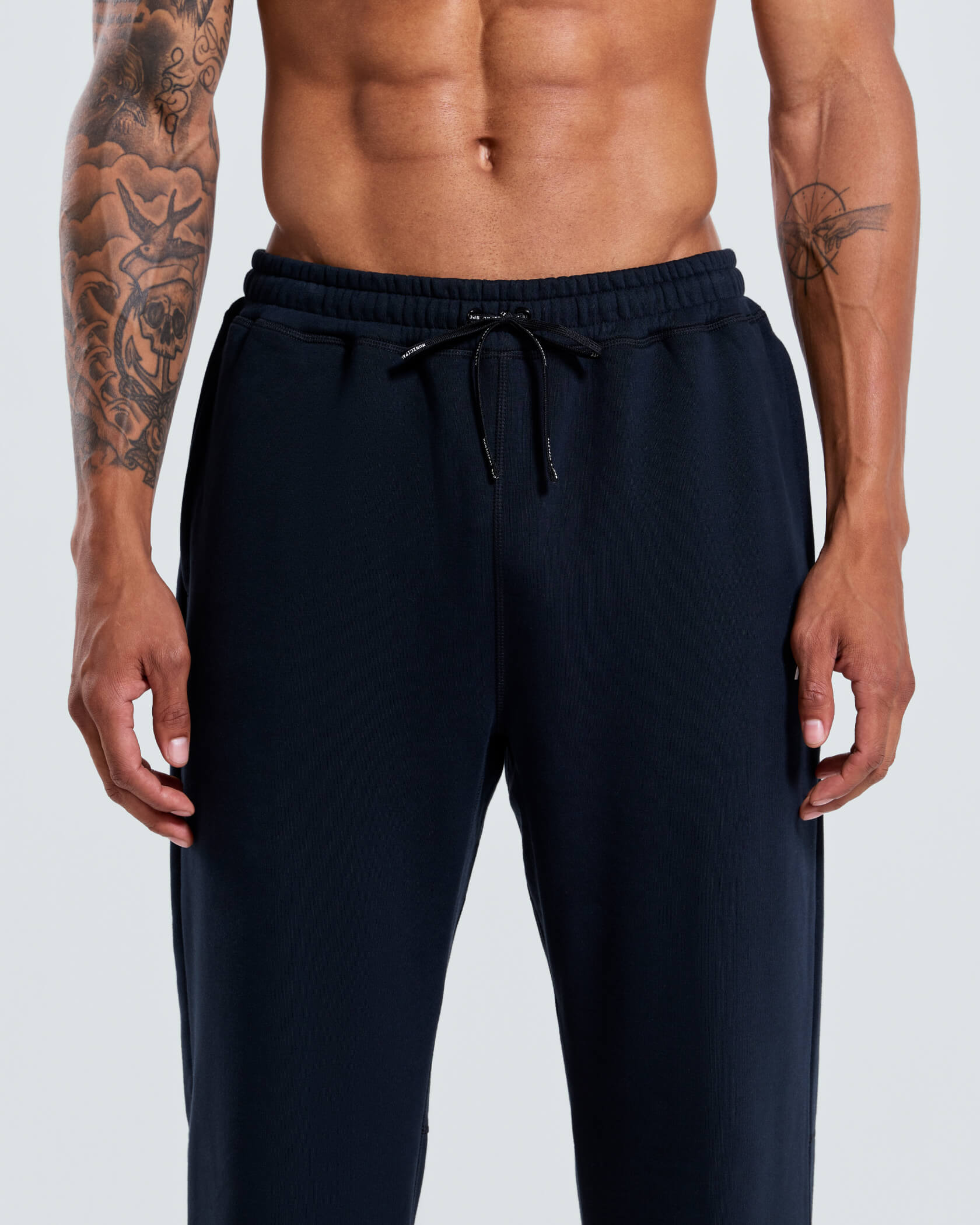 4AM. Fleece Pants |Black| detail