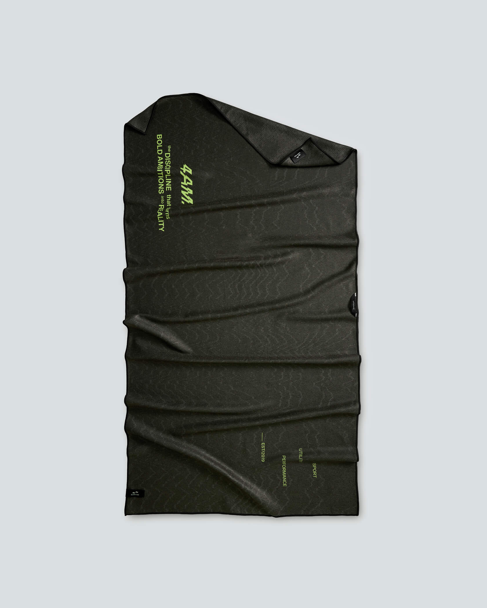4AM. Quick Dry Towel |Black| hover