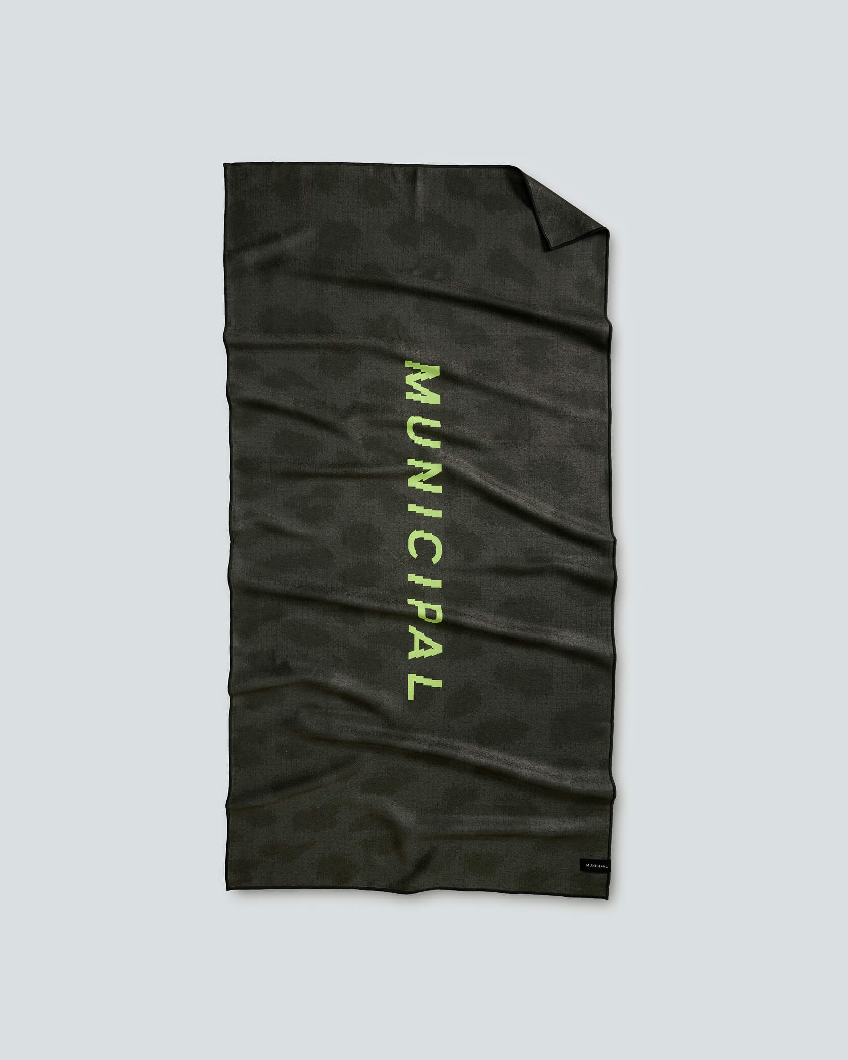 4AM. Quick Dry Towel |Black| front