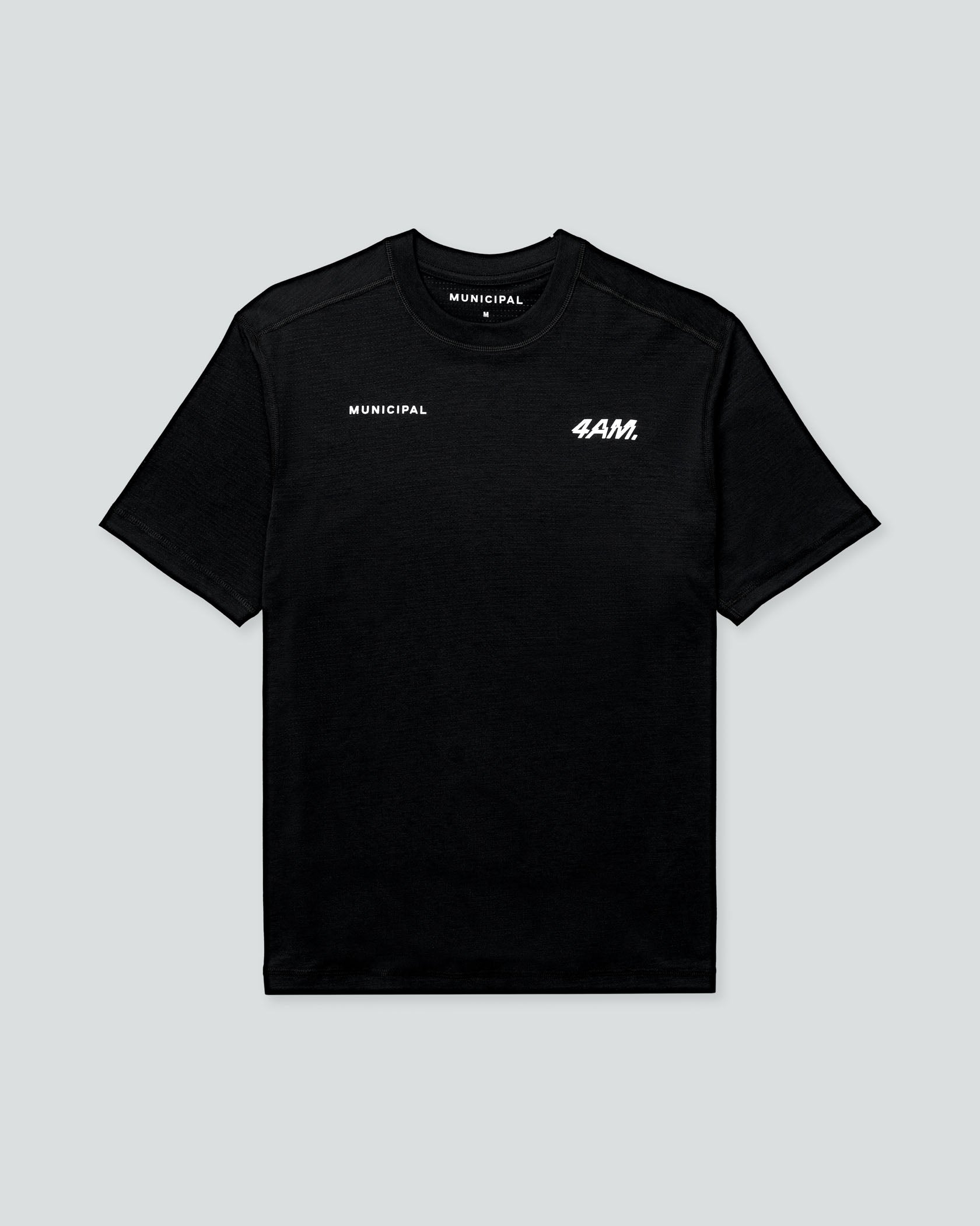 4AM T-Shirt |Black| flat front