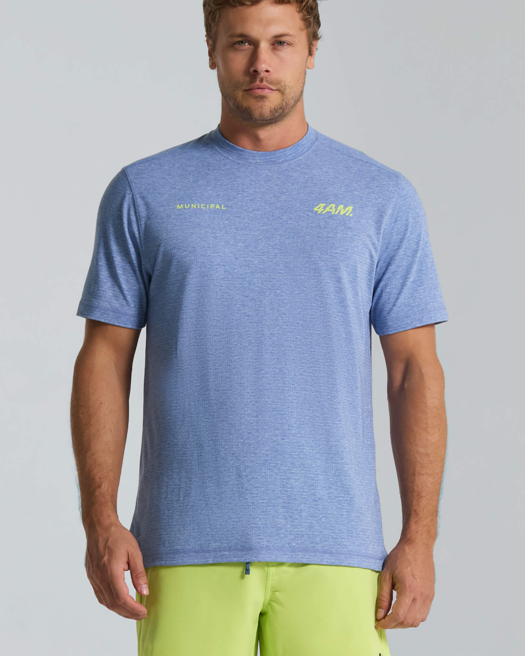 4AM T-Shirt |Horizon Heather| front