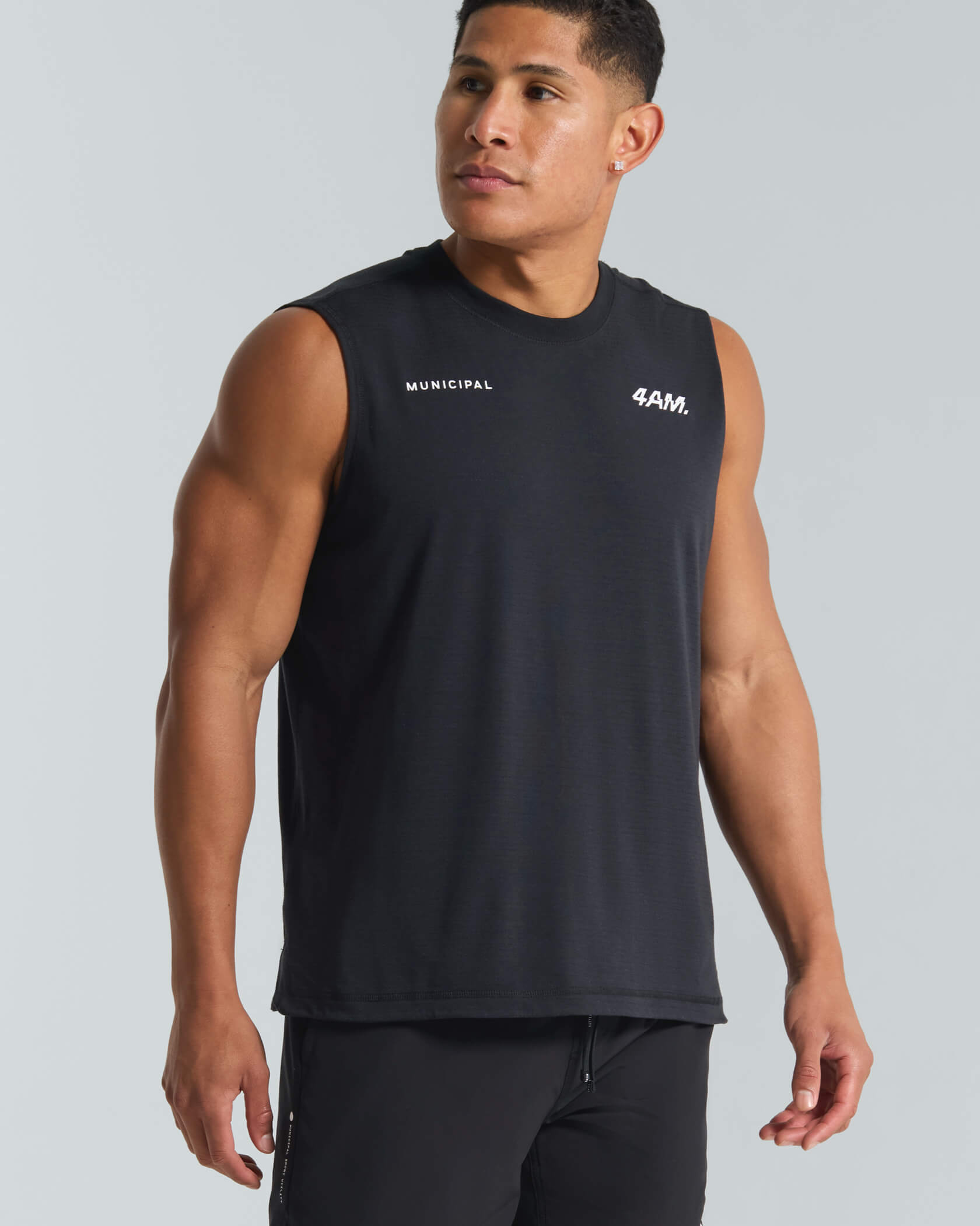 4AM. Tank |Black| front
