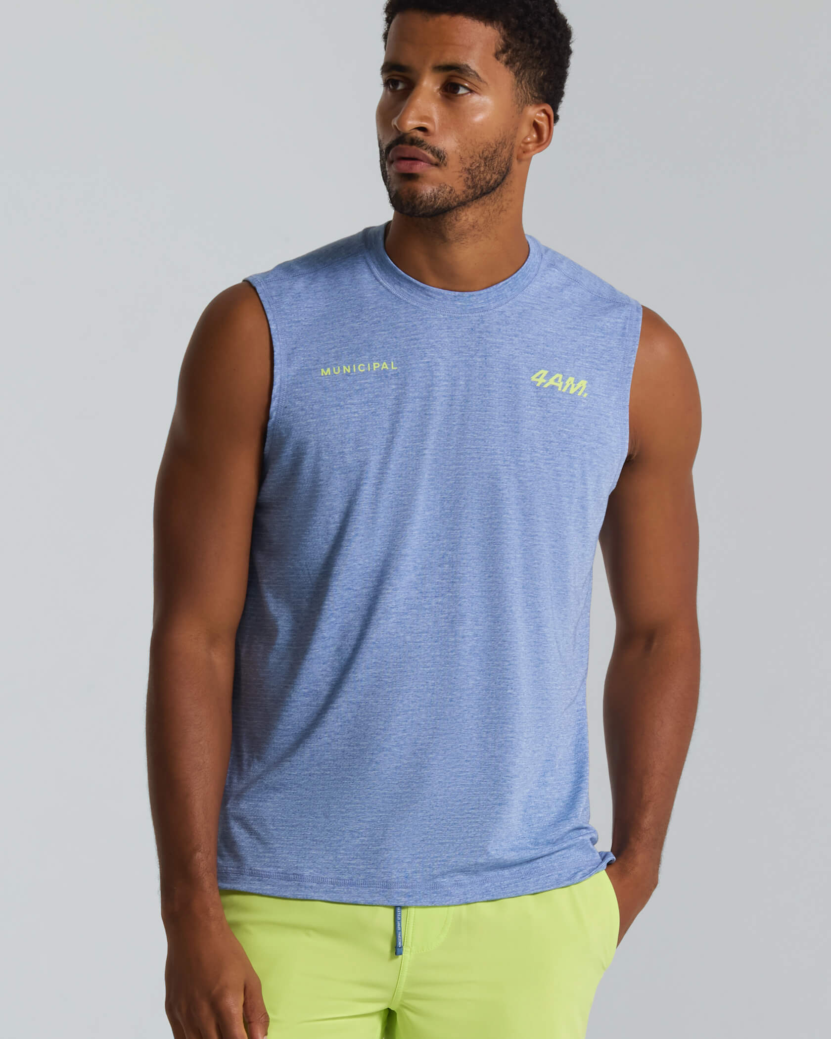 4AM Tank |Horizon Heather| front