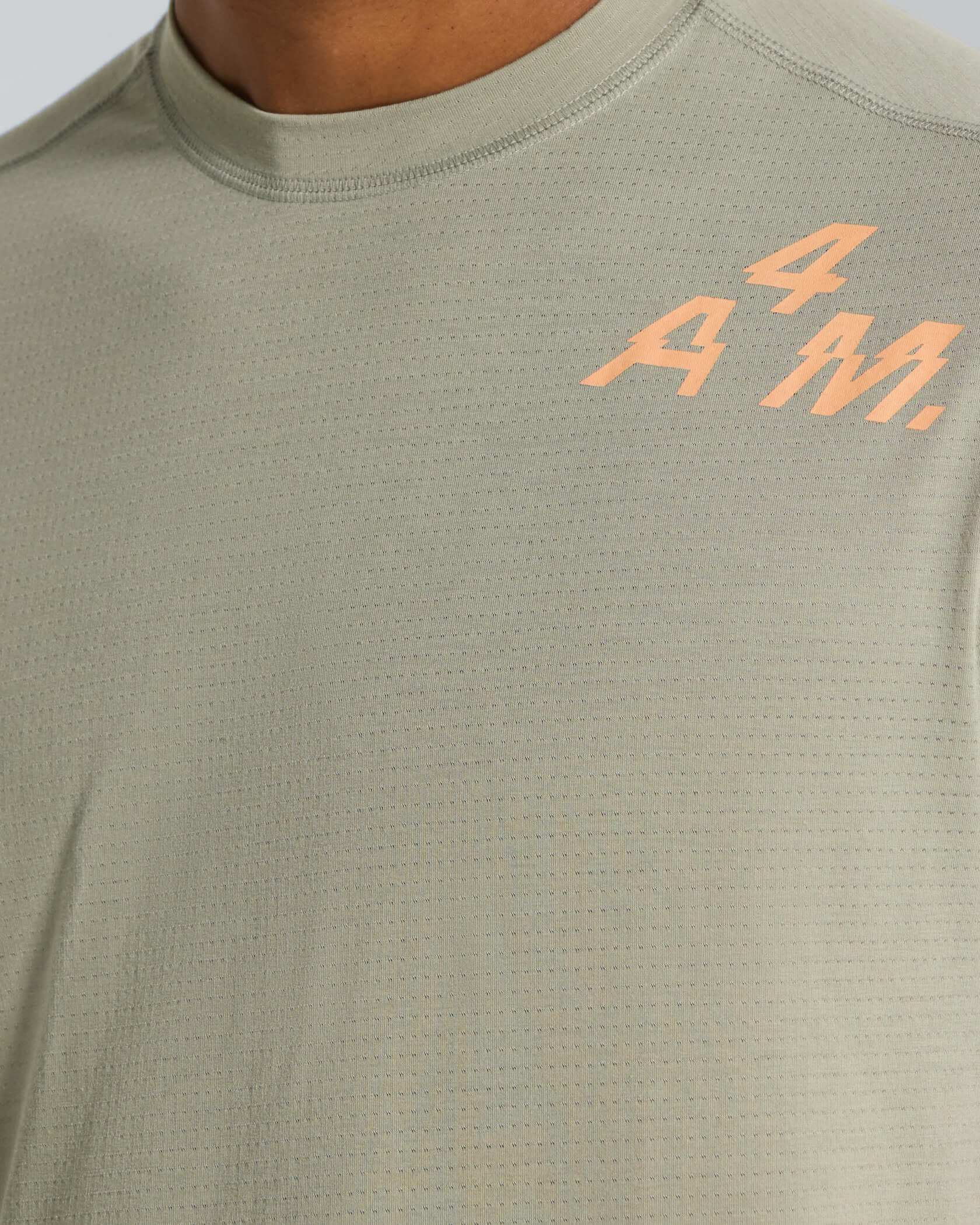 4AM. Tri Tank |Seagrass Heather| detail