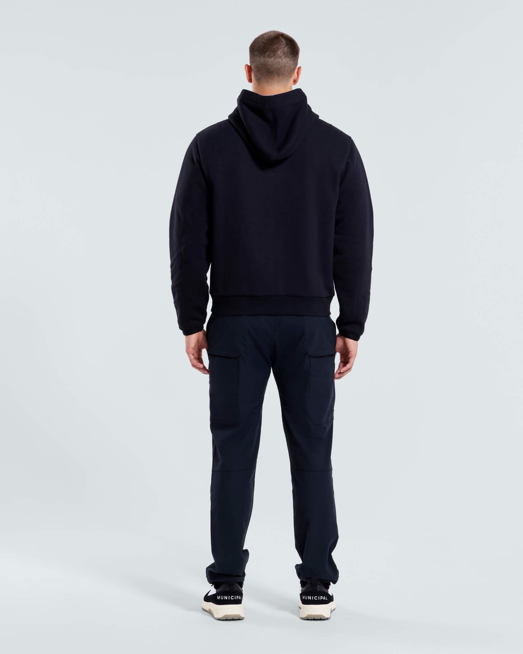 North End Insulated Full Zip Hoodie |Black|  back