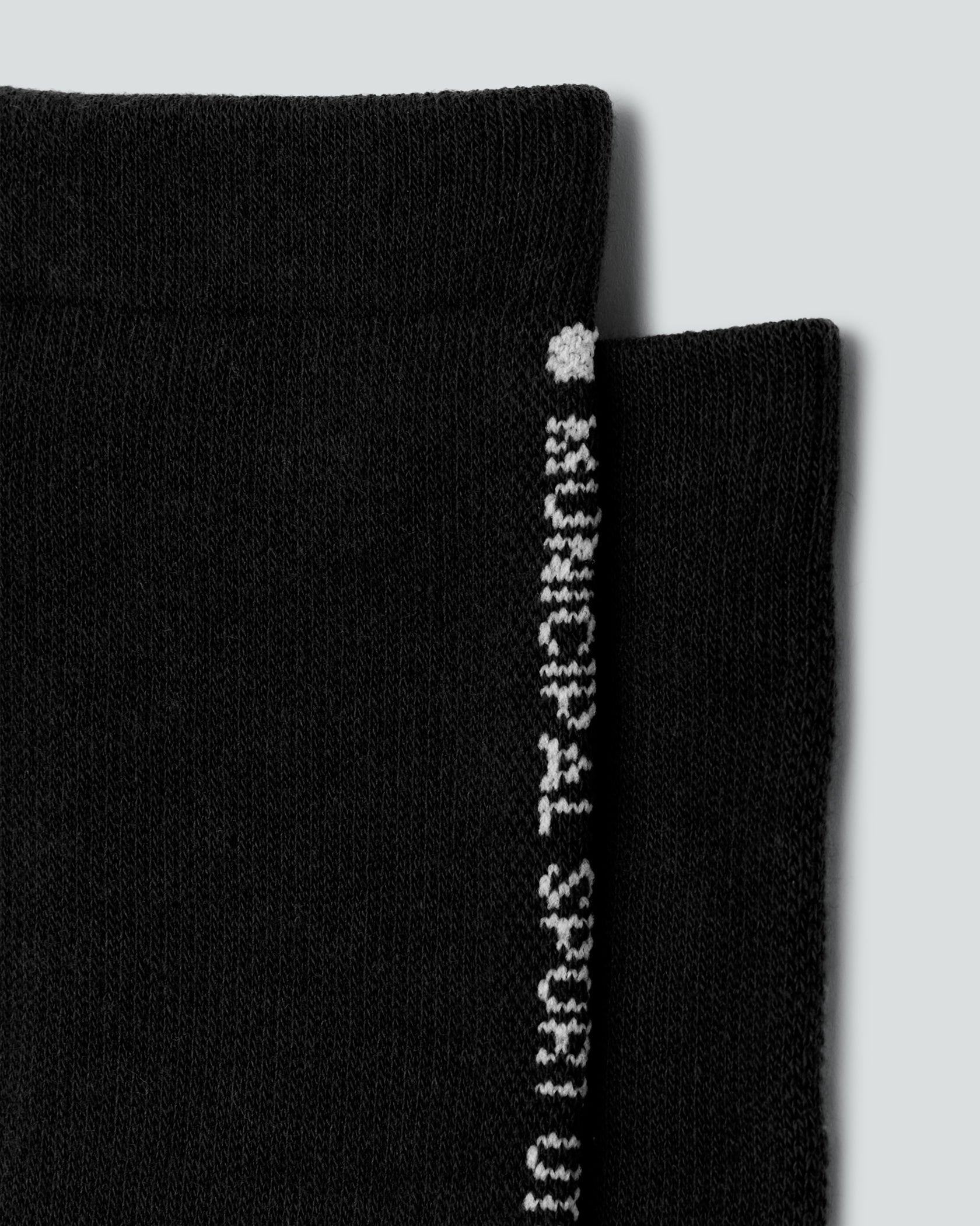 All Time Mid Crew Socks |Black| detail