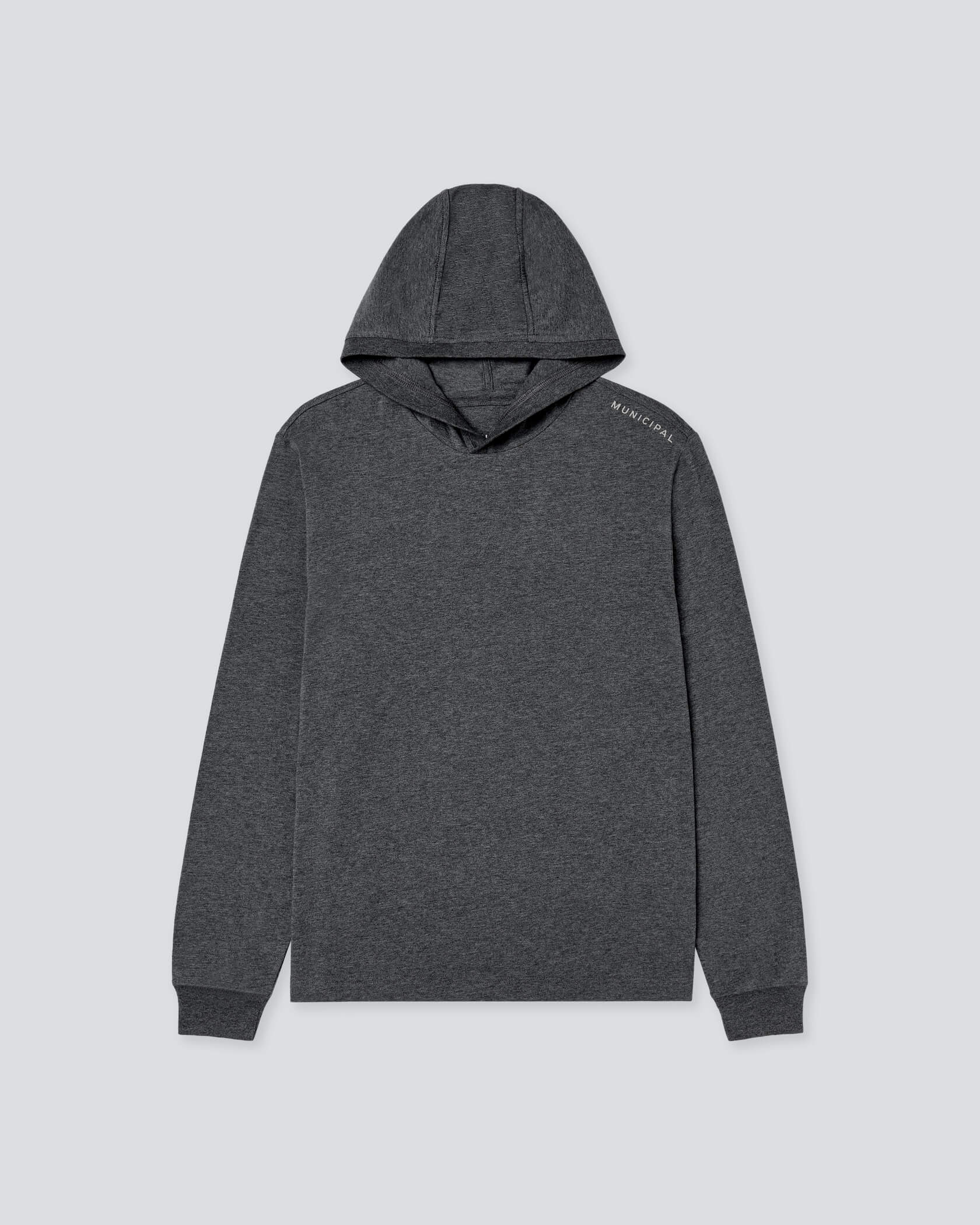 Enduro Stretch LS Hooded T-Shirt |Charcoal Heather| hover