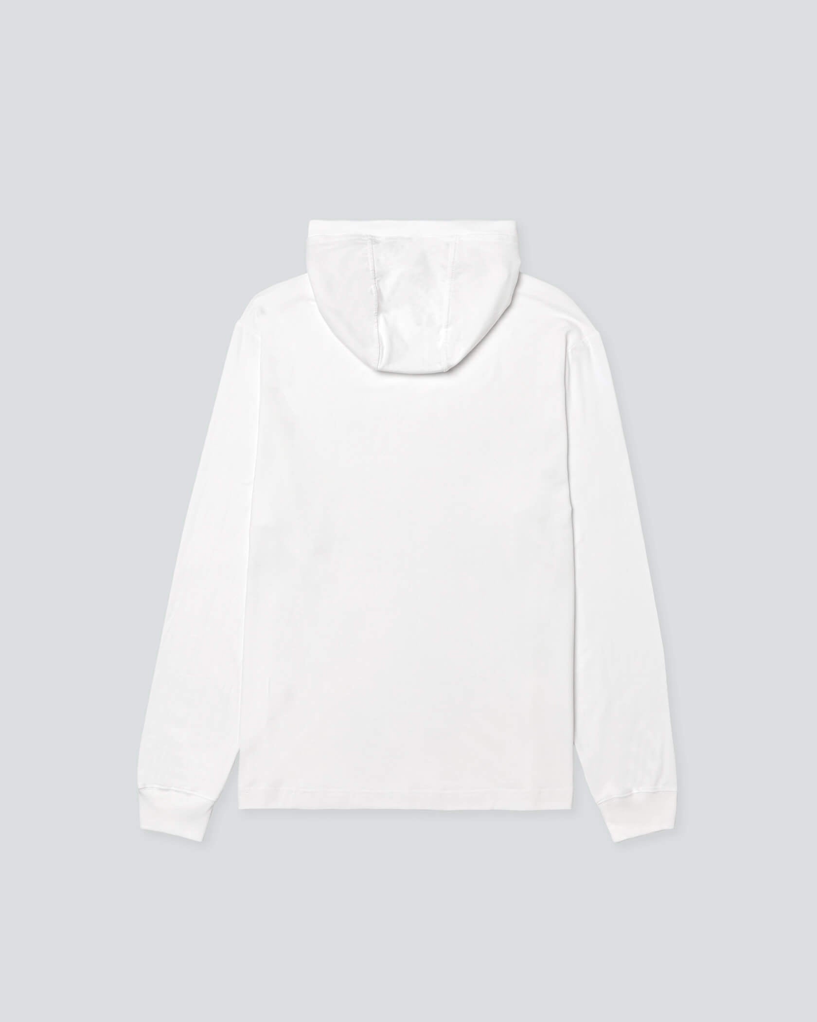 Enduro Stretch LS Hooded T-Shirt |White| flat