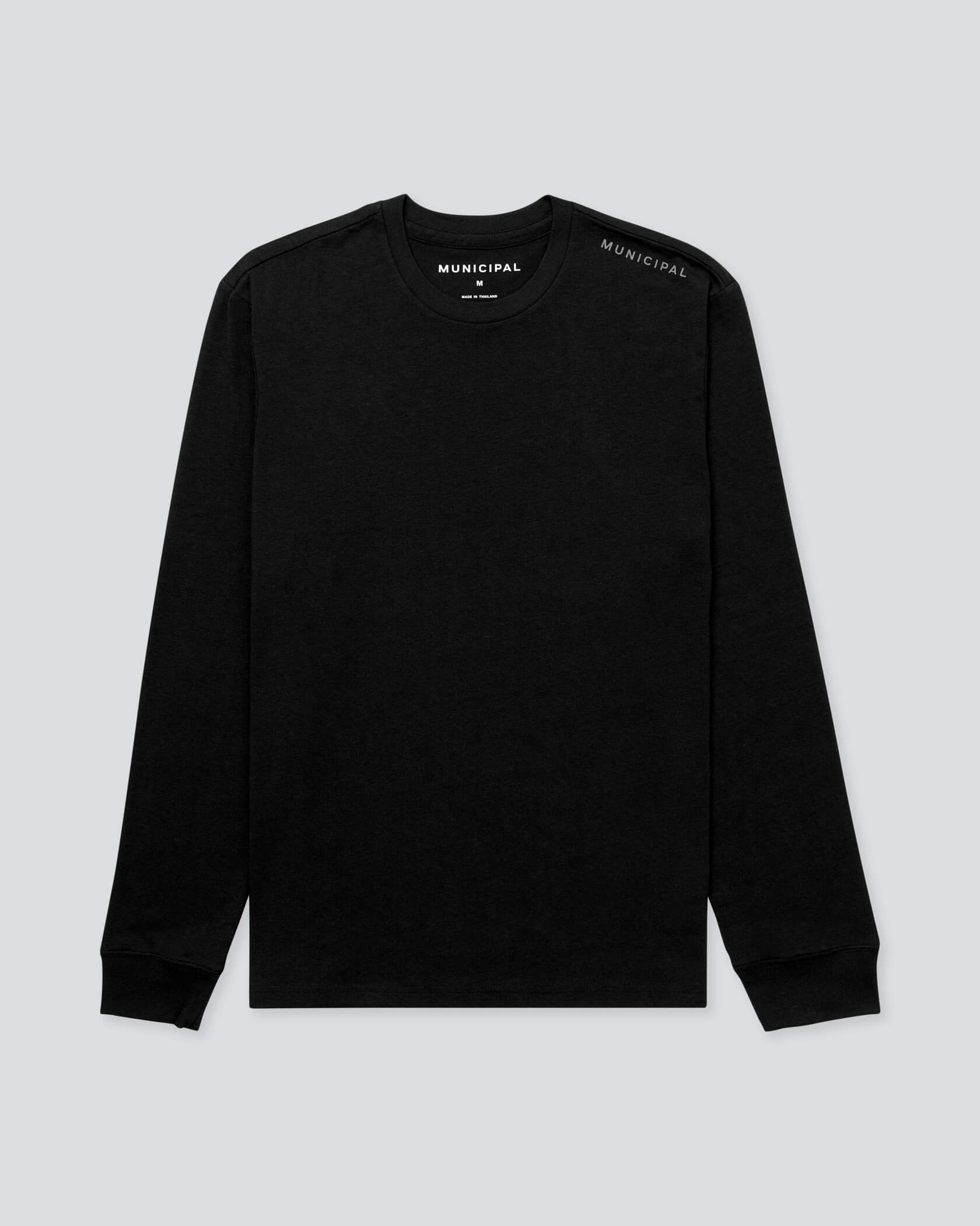 Enduro Stretch LS T-Shirt in Black | MUNICIPAL