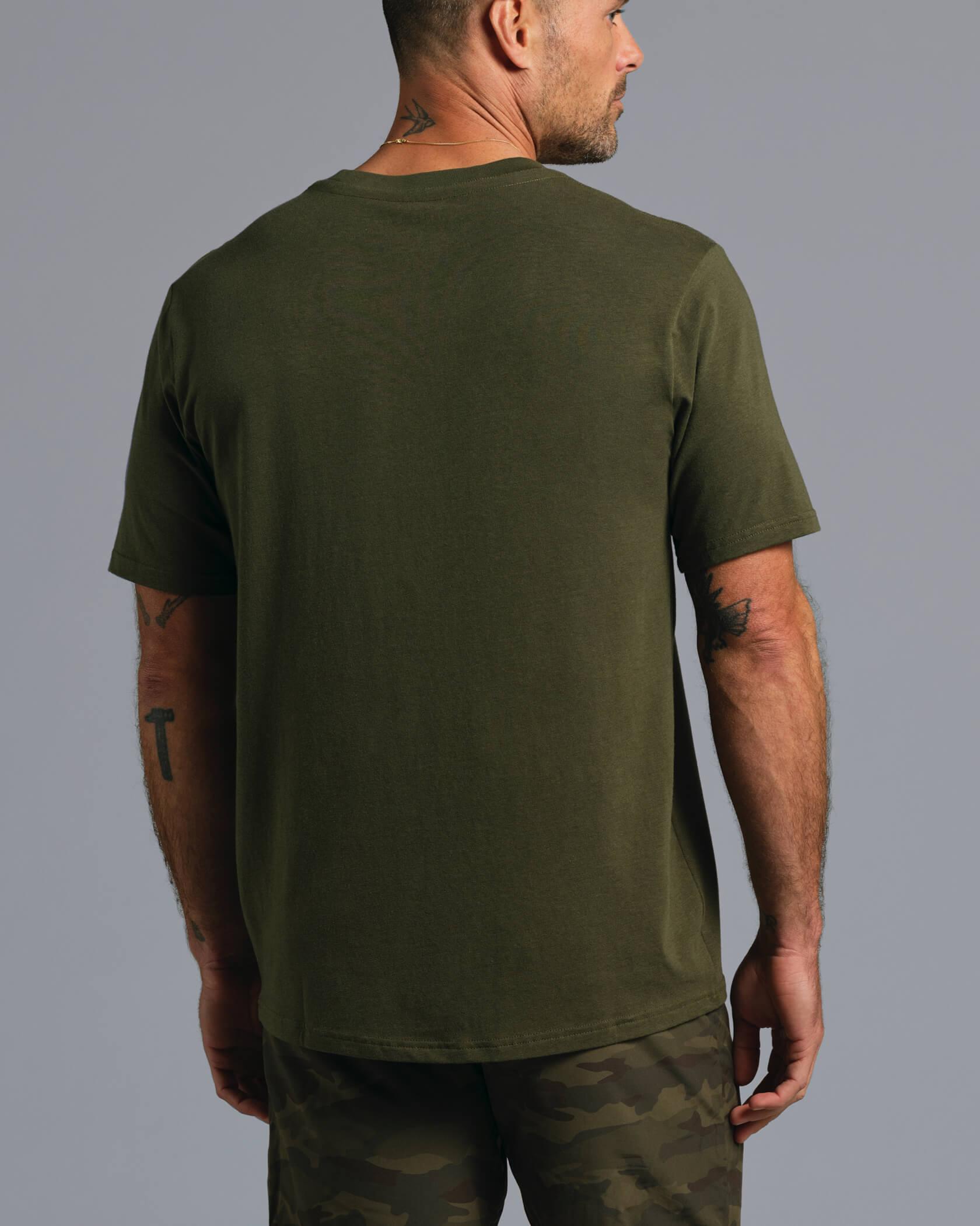 nduro Stretch T-Shirt |Army / Black| detail