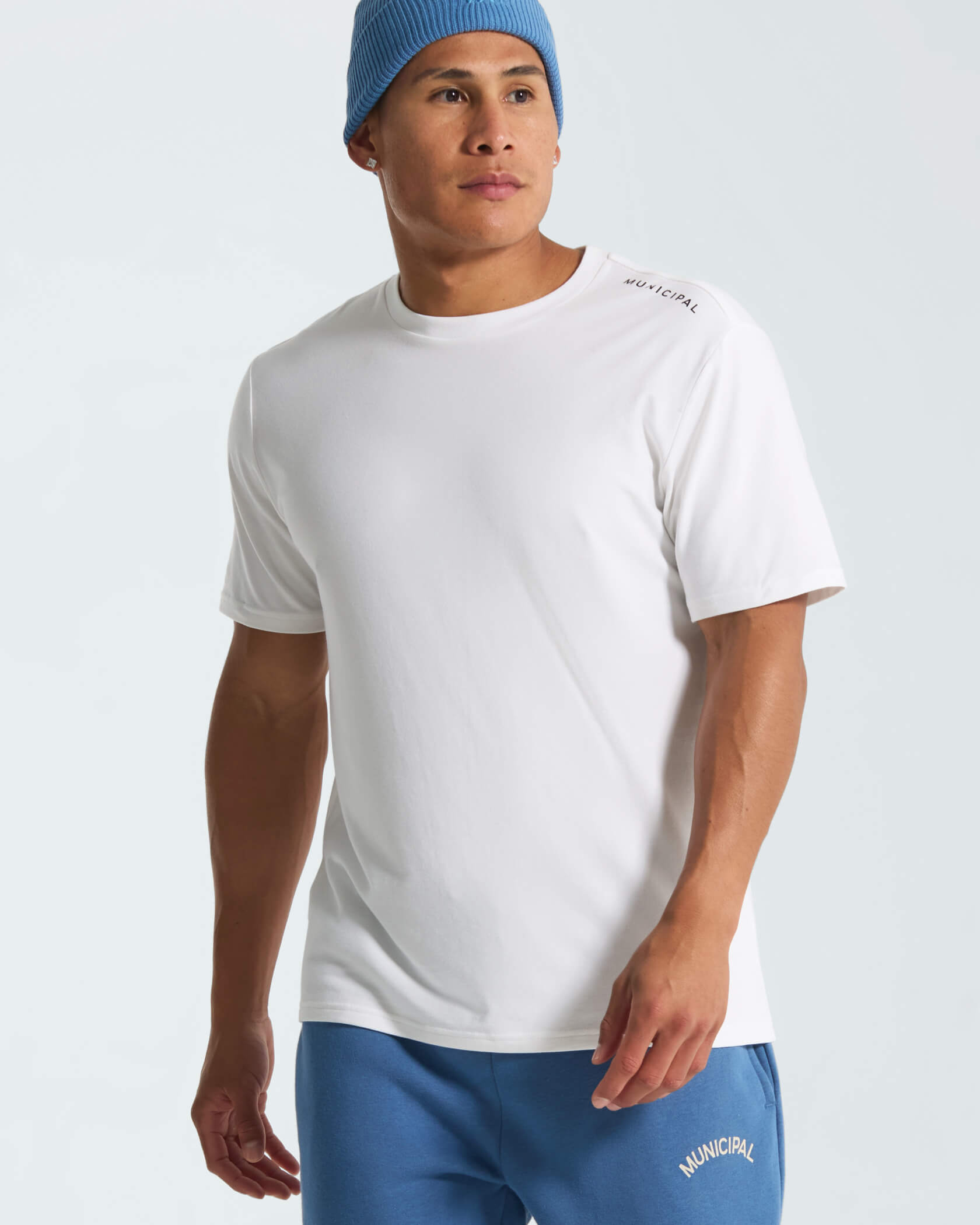 Enduro Stretch T-Shirt |White / Black| front