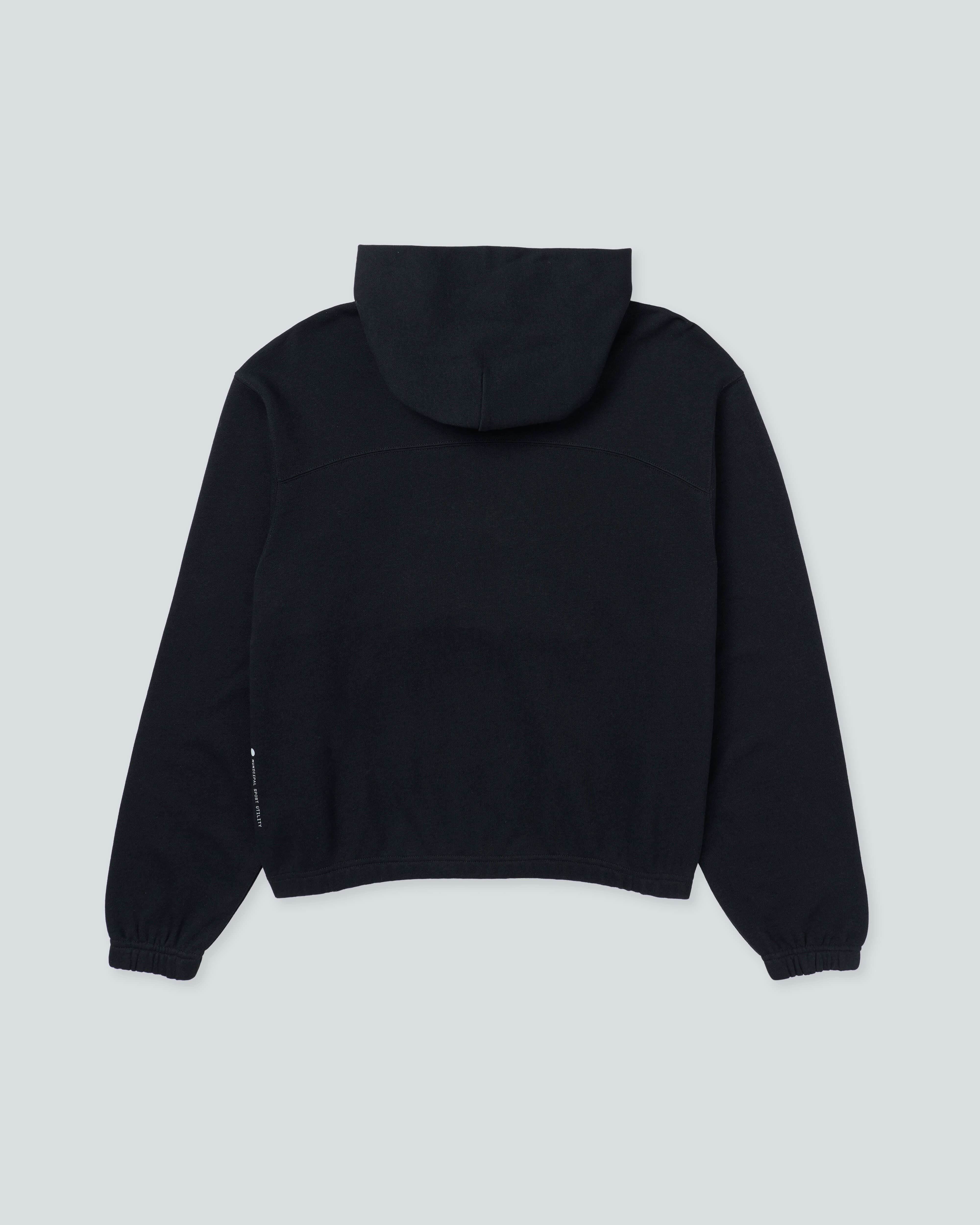 Fairfax Hoodie |Black| flat back