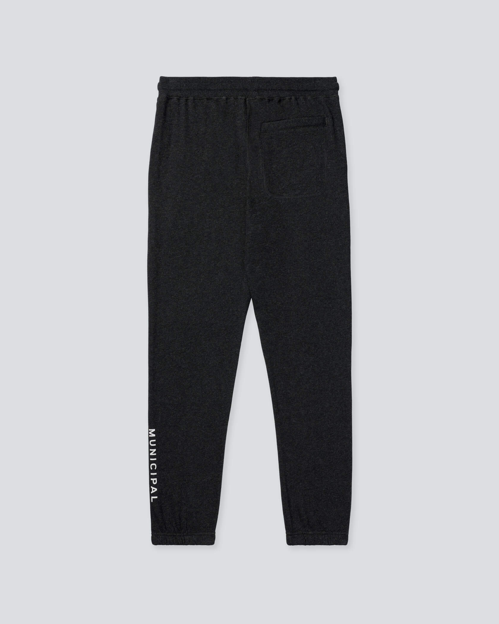 Gameday Sweatpant |Black Heather / White| flat