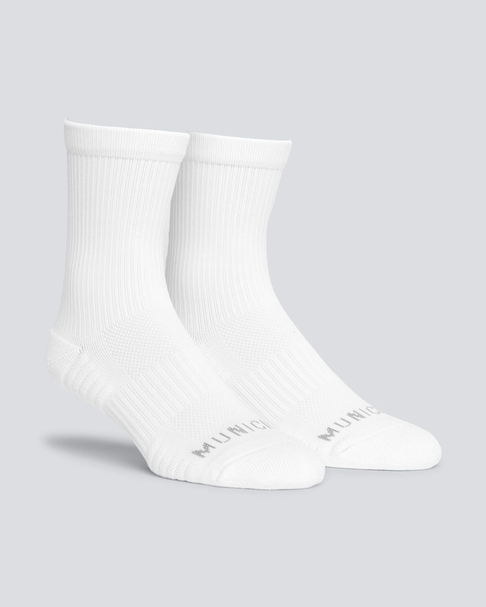 Golf Crew Socks |White| side