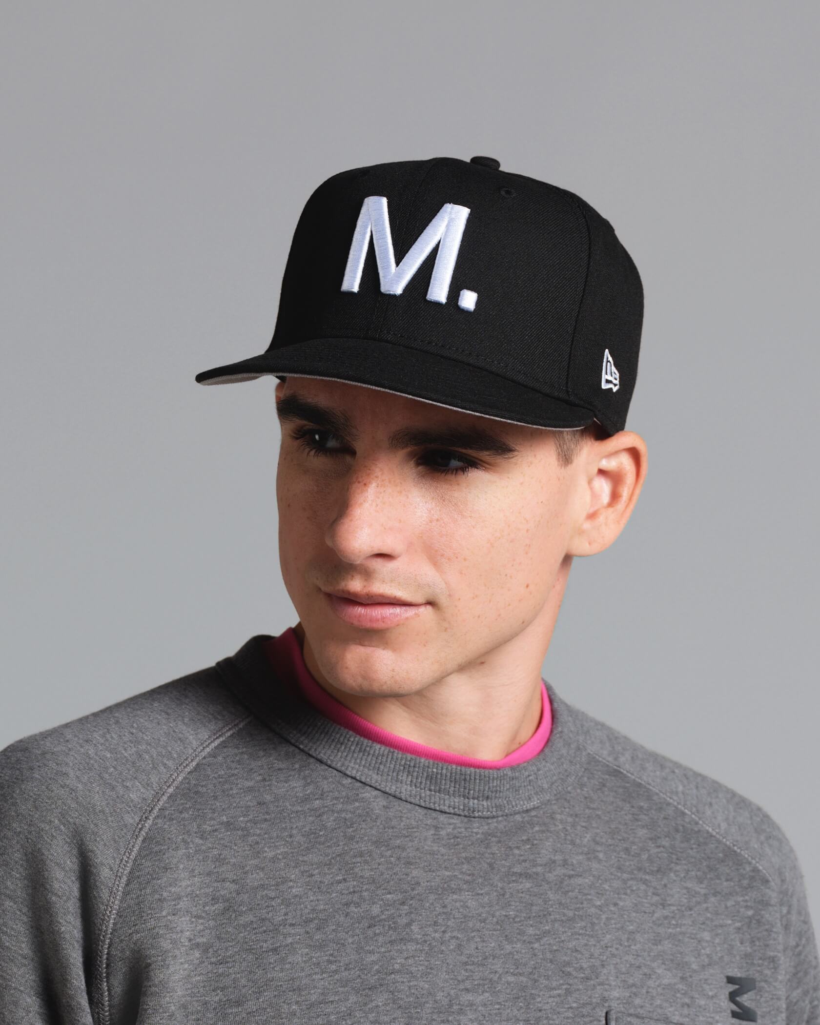 Logo M Trucker Hat Hat In Black MUNICIPAL - Main Image
