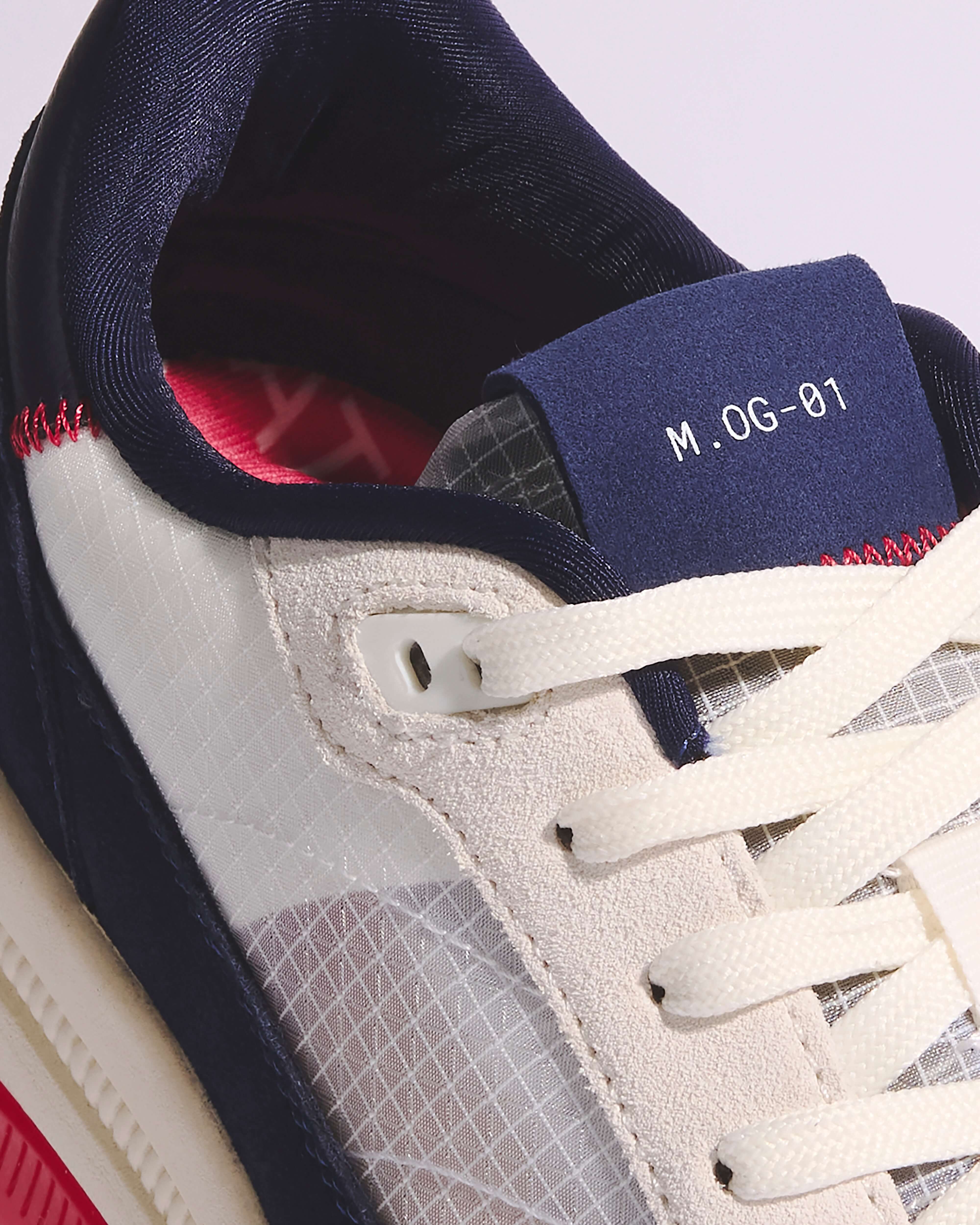 M.OG-01 LTD Shoes |Red / White / Blue| flat detail