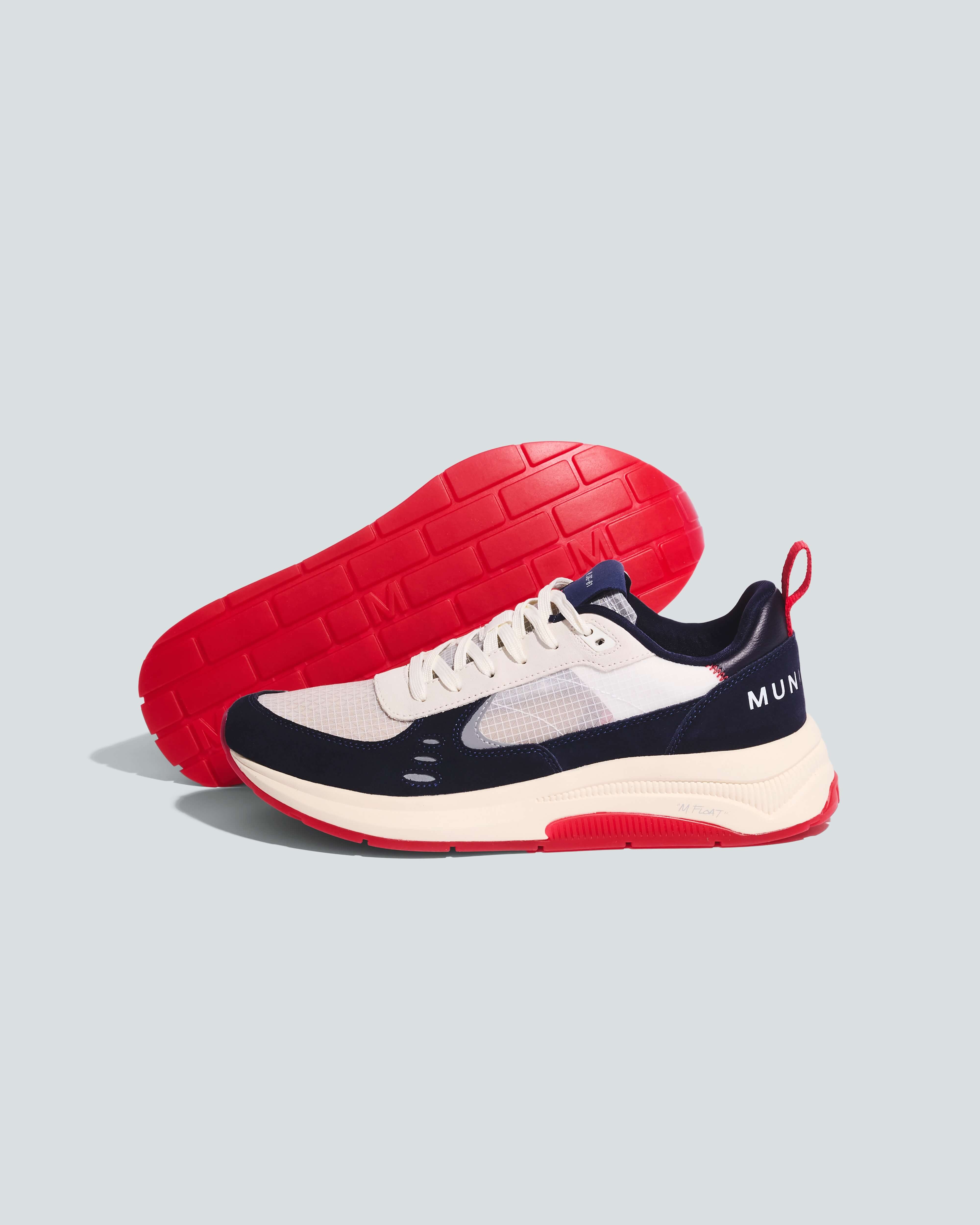 M.OG-01 LTD Shoes |Red / White / Blue| flat front
