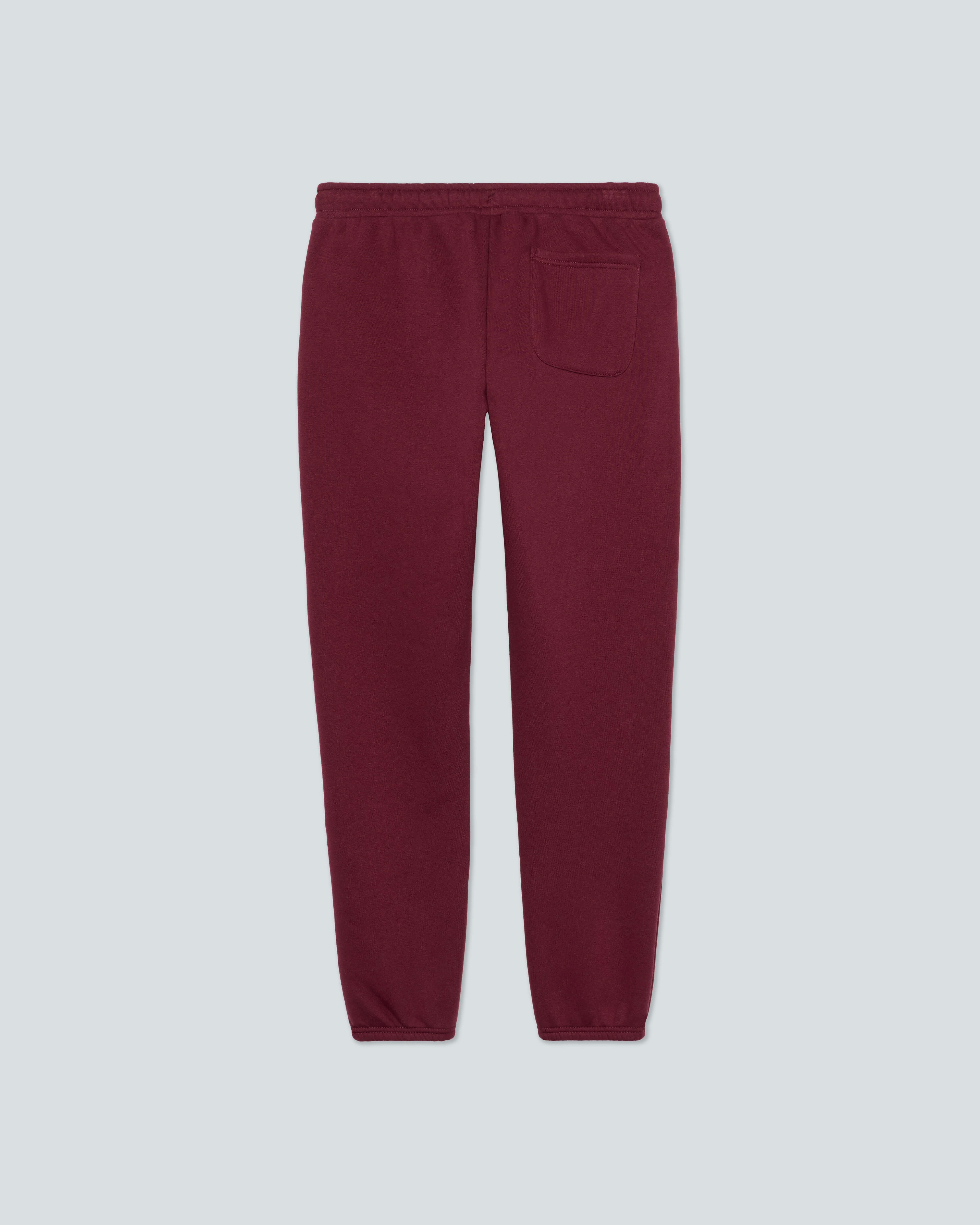 M. OG 330 Sweatpants |Merlot| flat back