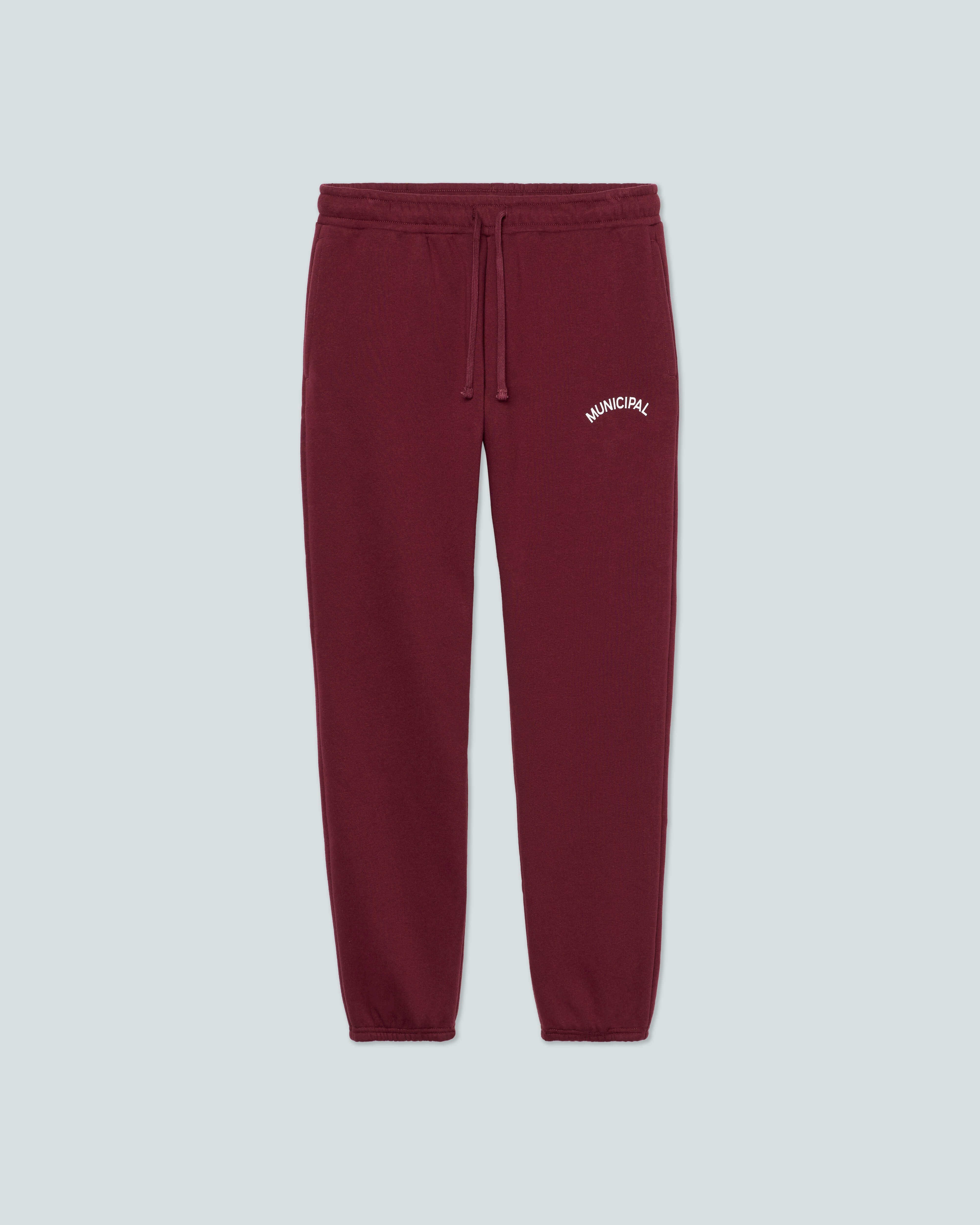 M. OG 330 Sweatpants |Merlot| flat front