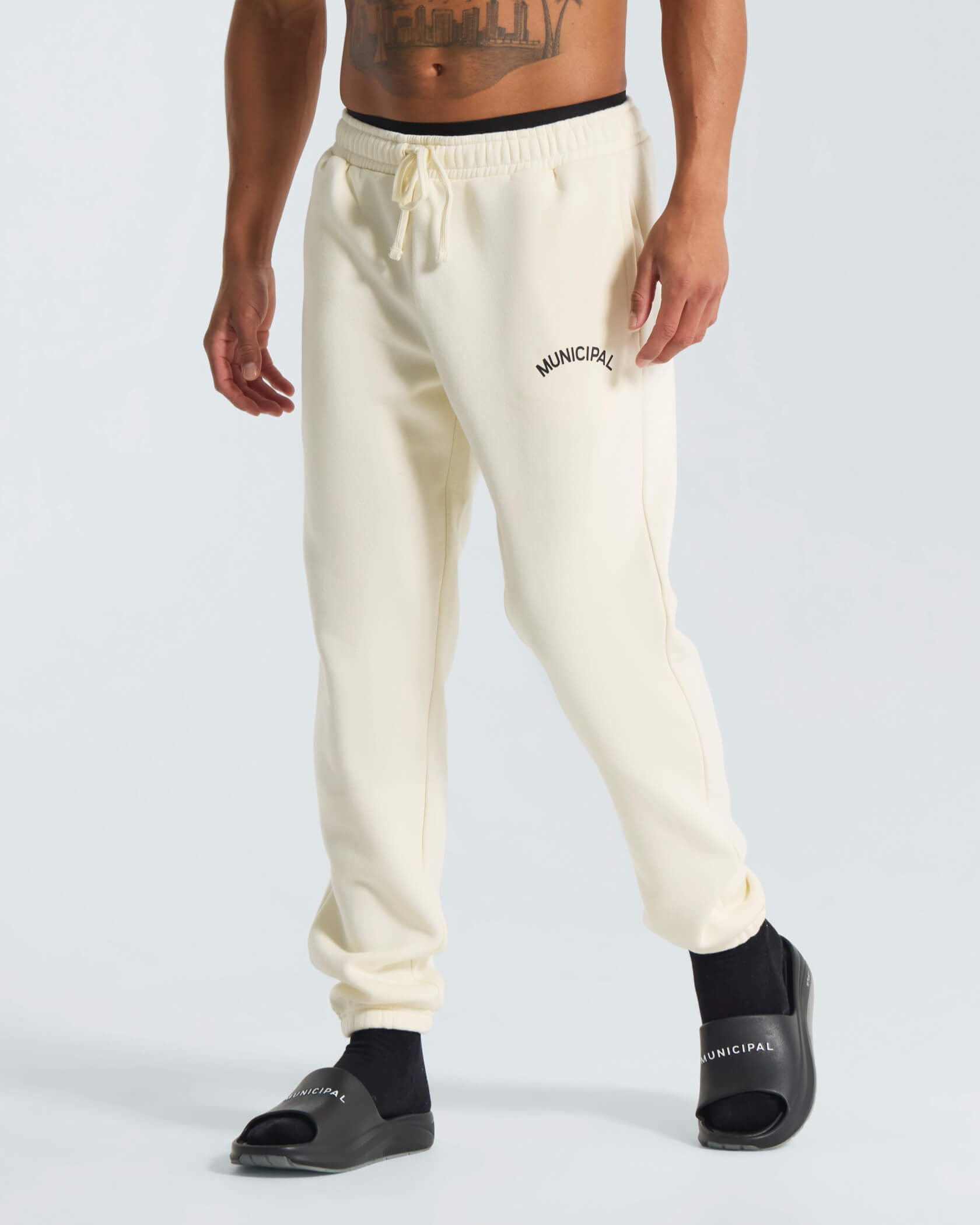 M. OG 330 Sweatpants |Natural / Black| front