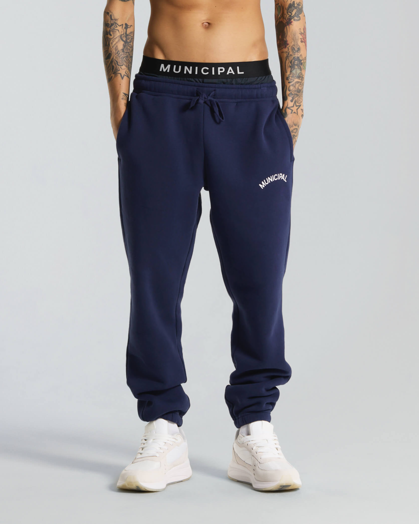M. OG 330 Sweatpants |Navy / White| front