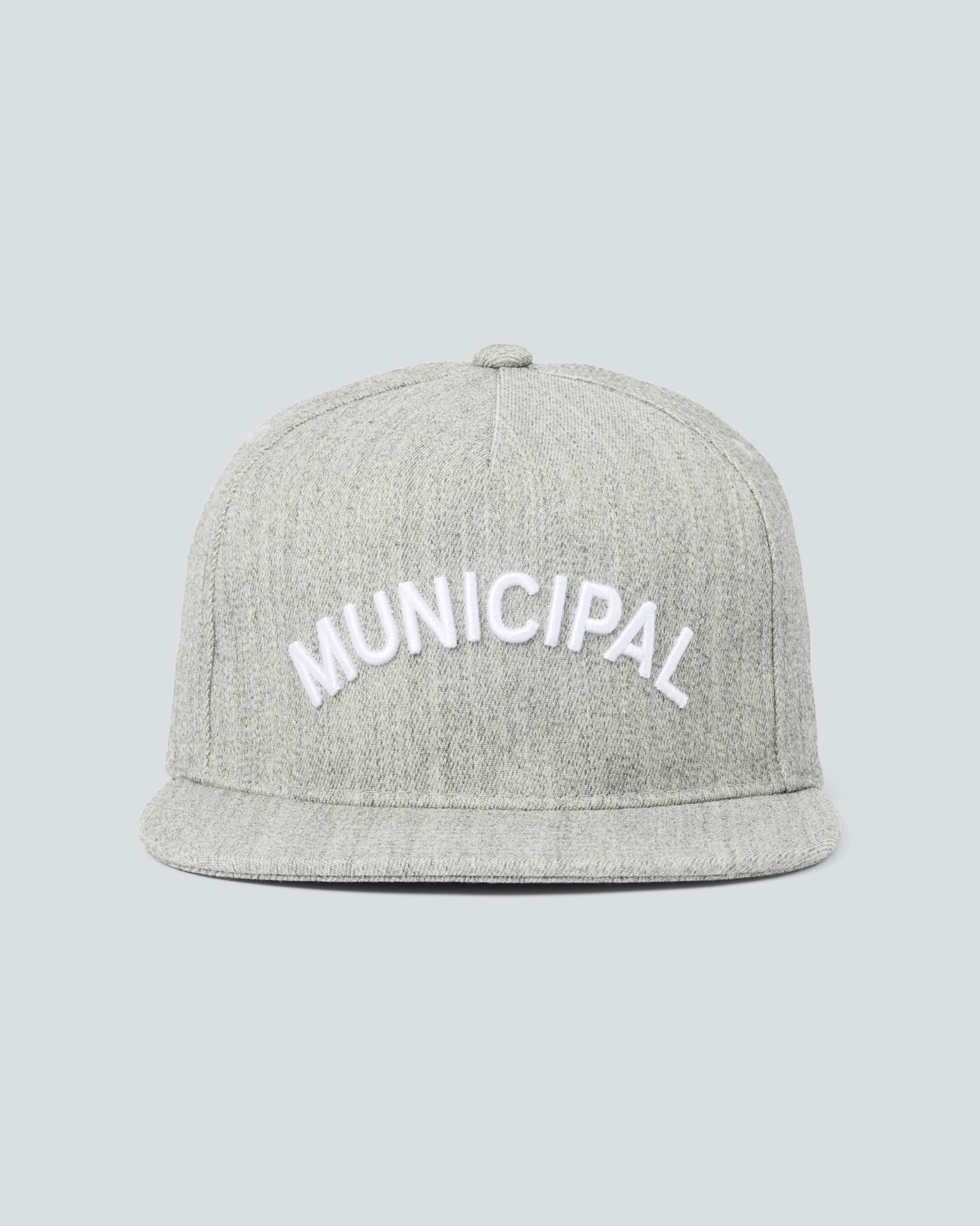 M. OG Hat |Athletic Gray Heather| heather gray municipal hat facing front
