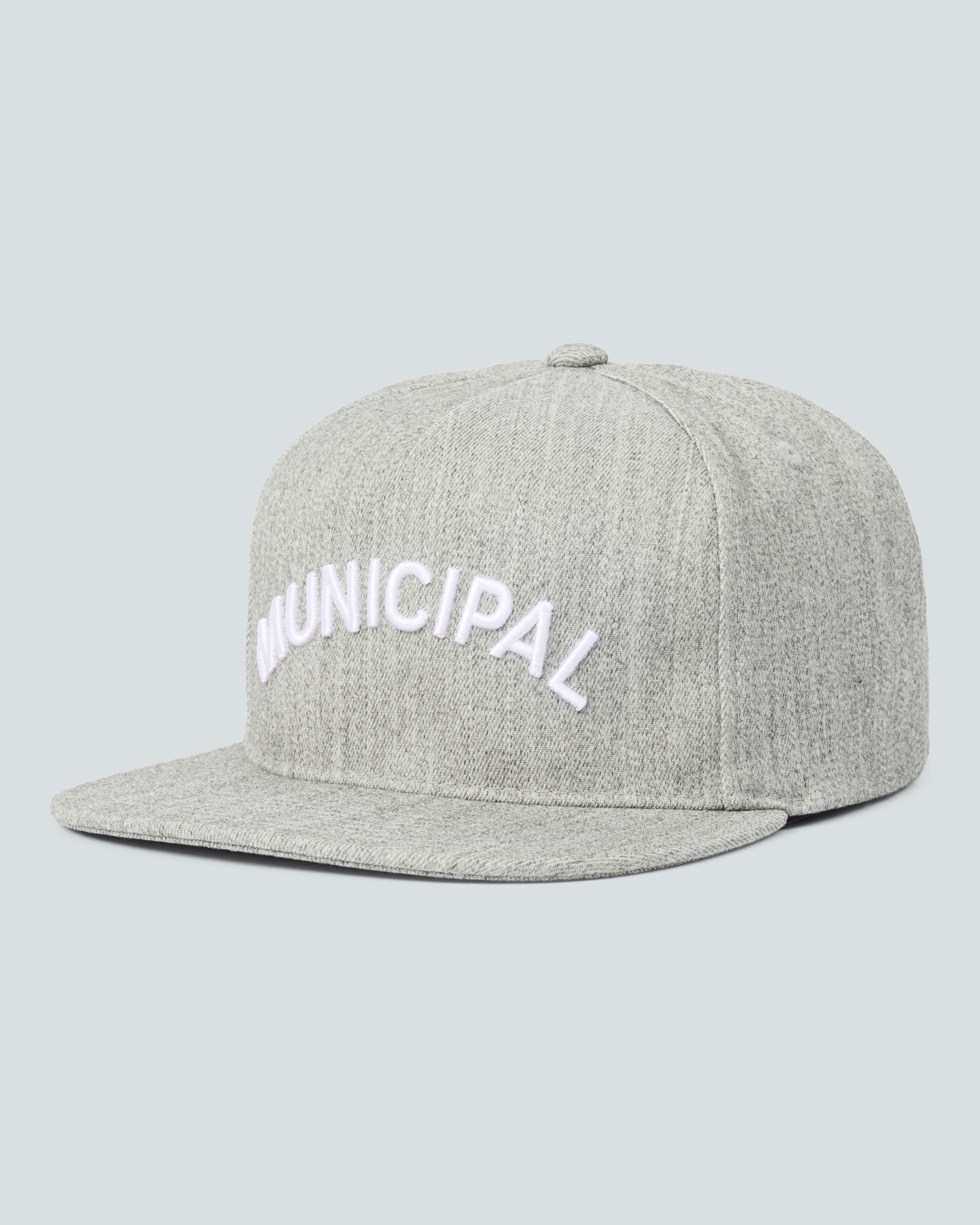M. OG Hat |Athletic Gray Heather| heather gray municipal hat facing left